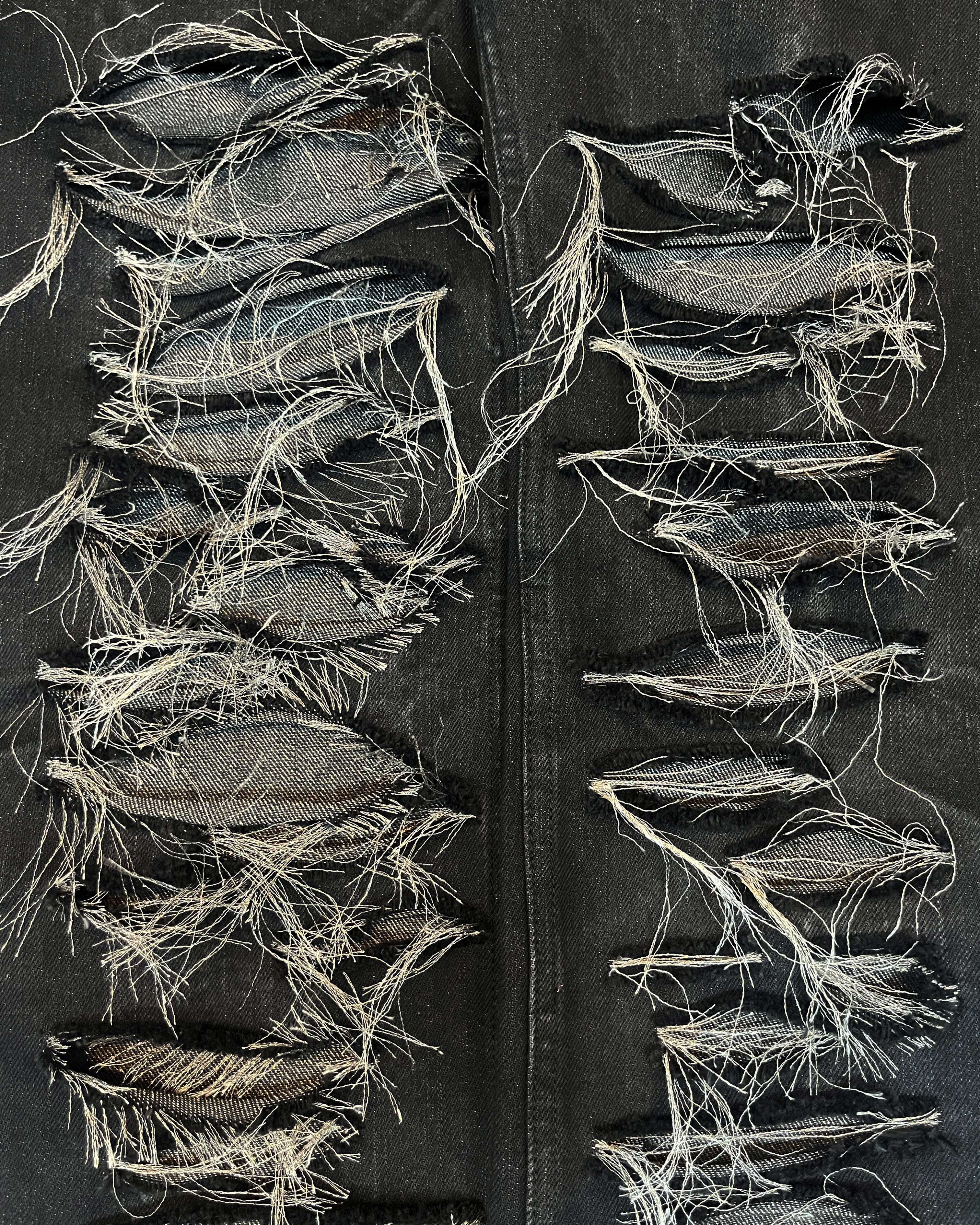 IFSIXWASNINE DISTRESSED FRAYED DENIM - Image 3