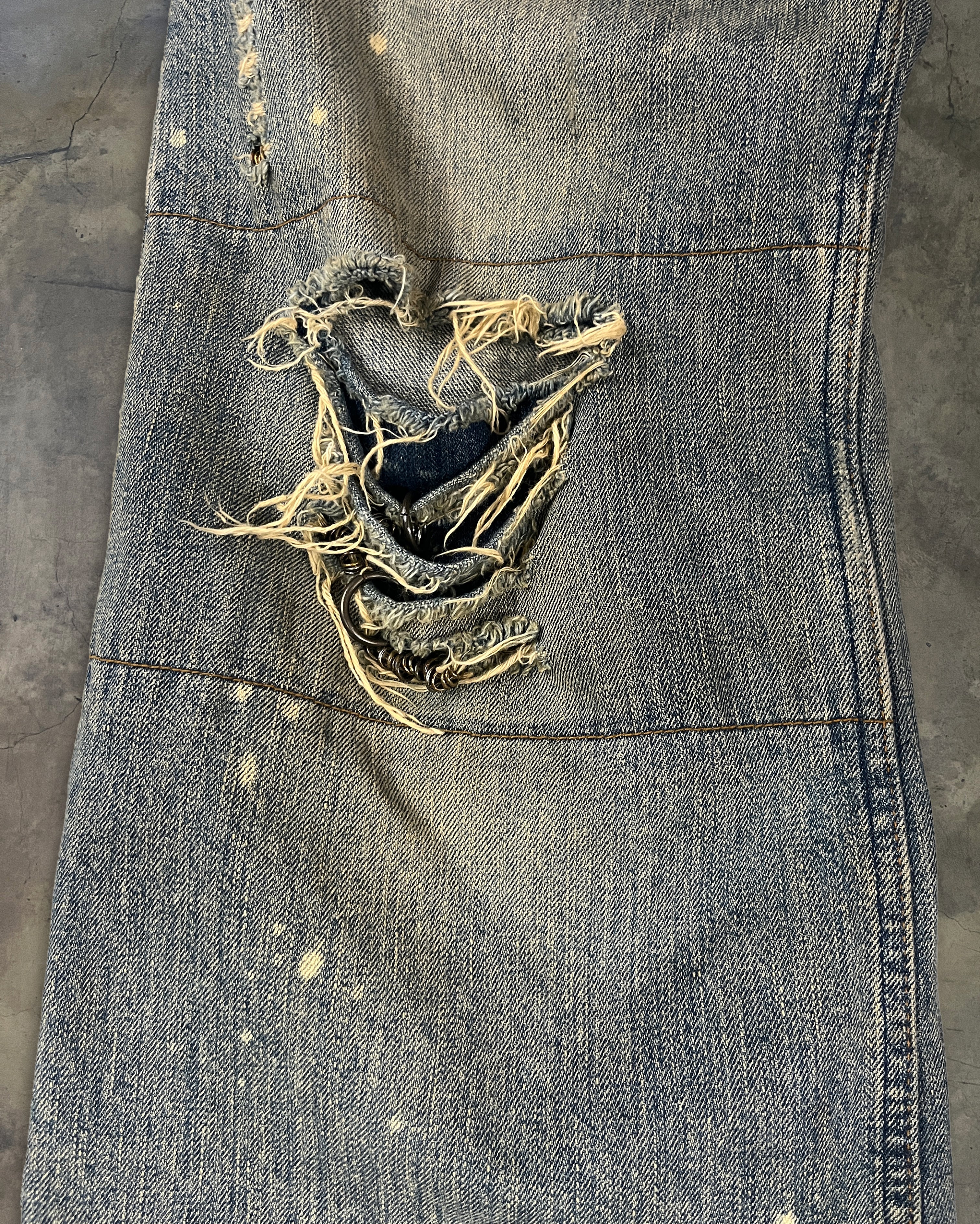 IFSIXWASNINE PIERCED BAGGY MUDMAX - Image 2