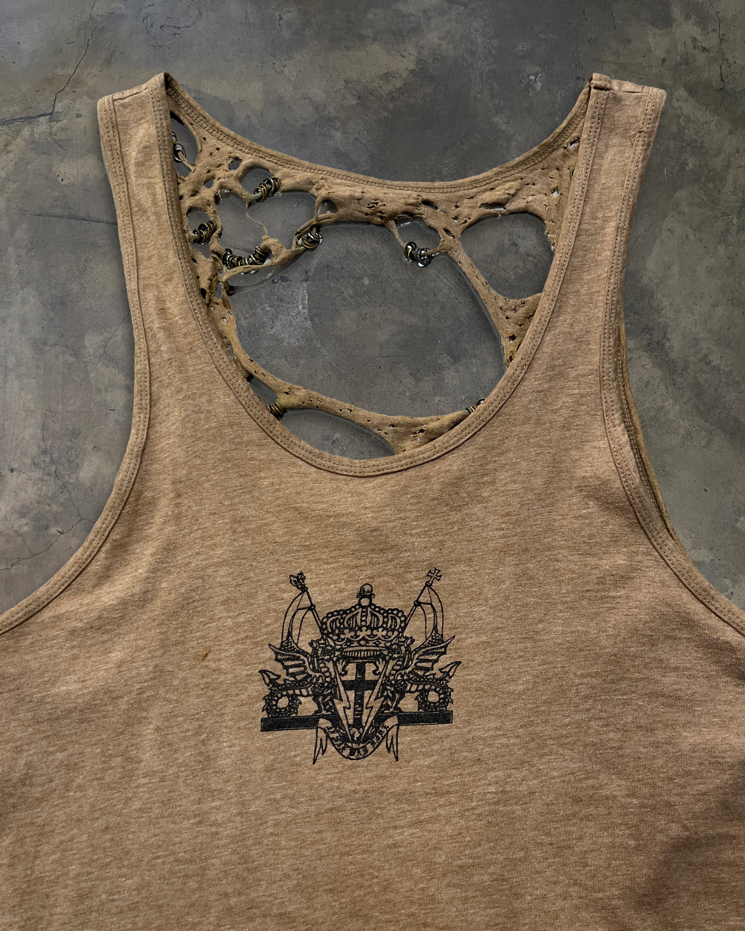 IFSIXWASNINE THRASHED MUDMAX TANK TOP - Image 2