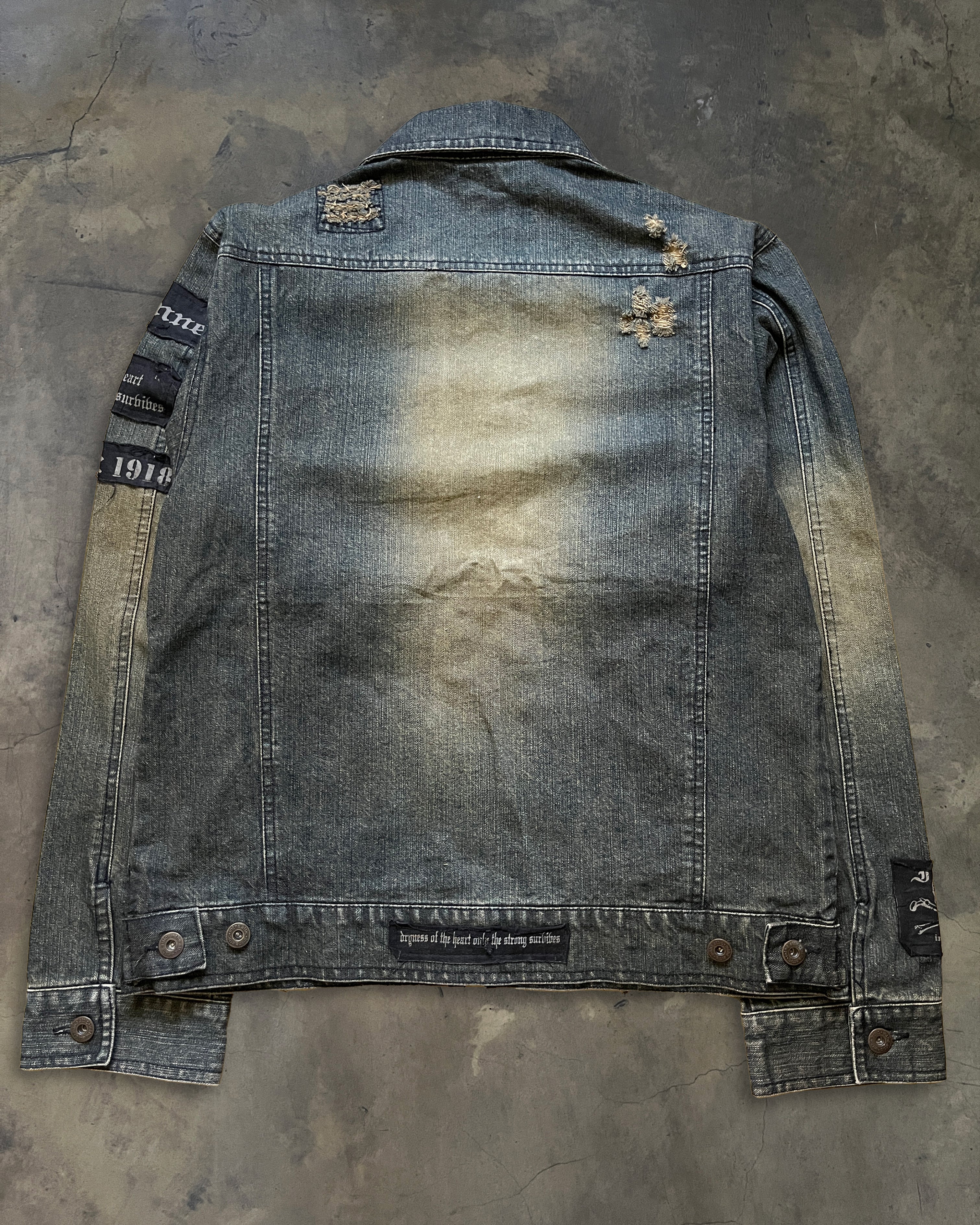 IN THE ATTIC PATCHWORK LEATHER JACKET - Image 4