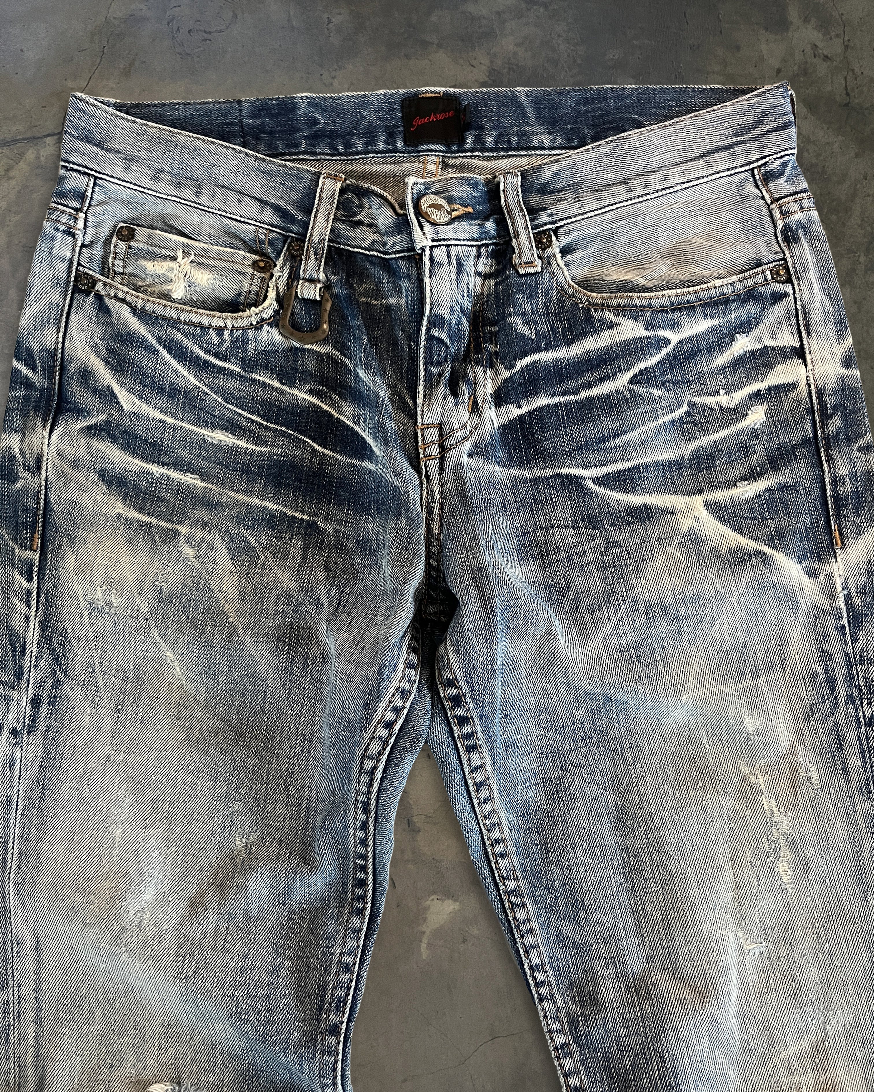 JACKROSE FLARED LIGHT WASH DENIM - Image 3