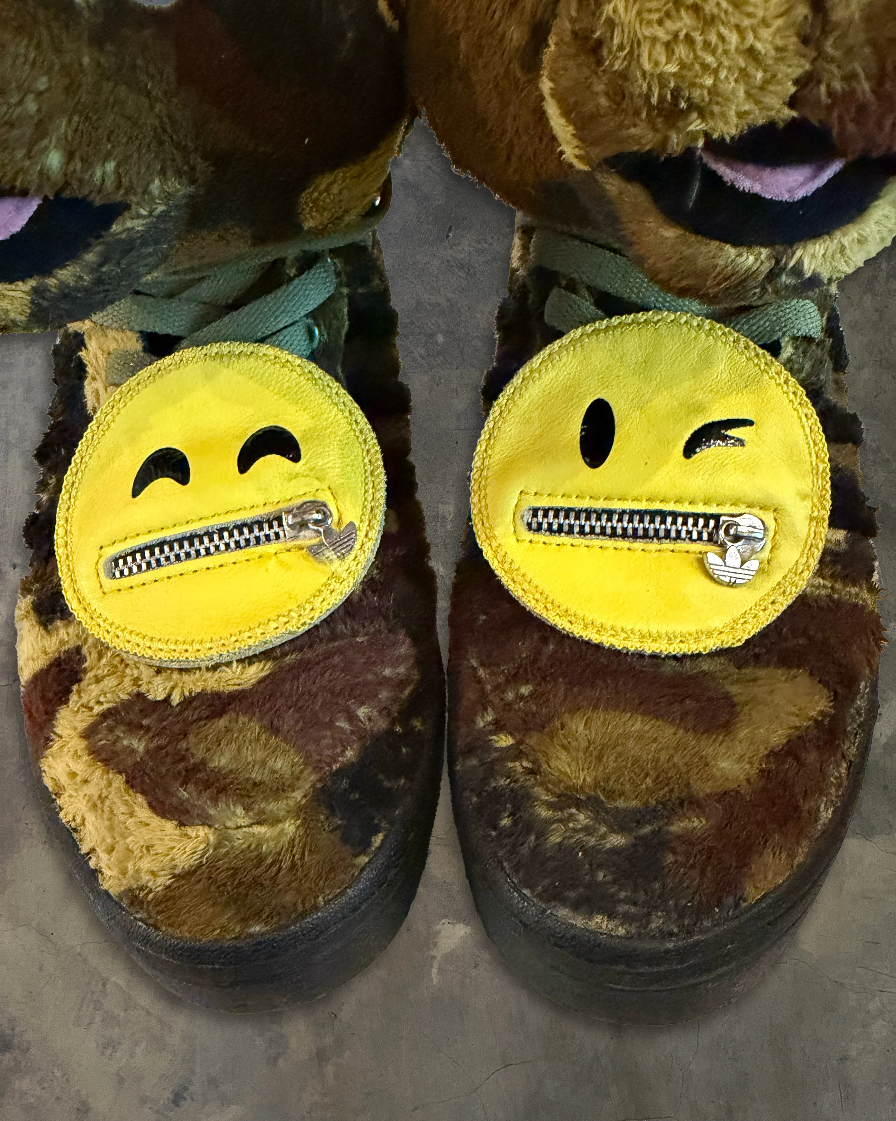JEREMY SCOTT X ADIDAS CAMO PANDA SNEAKER - Image 2