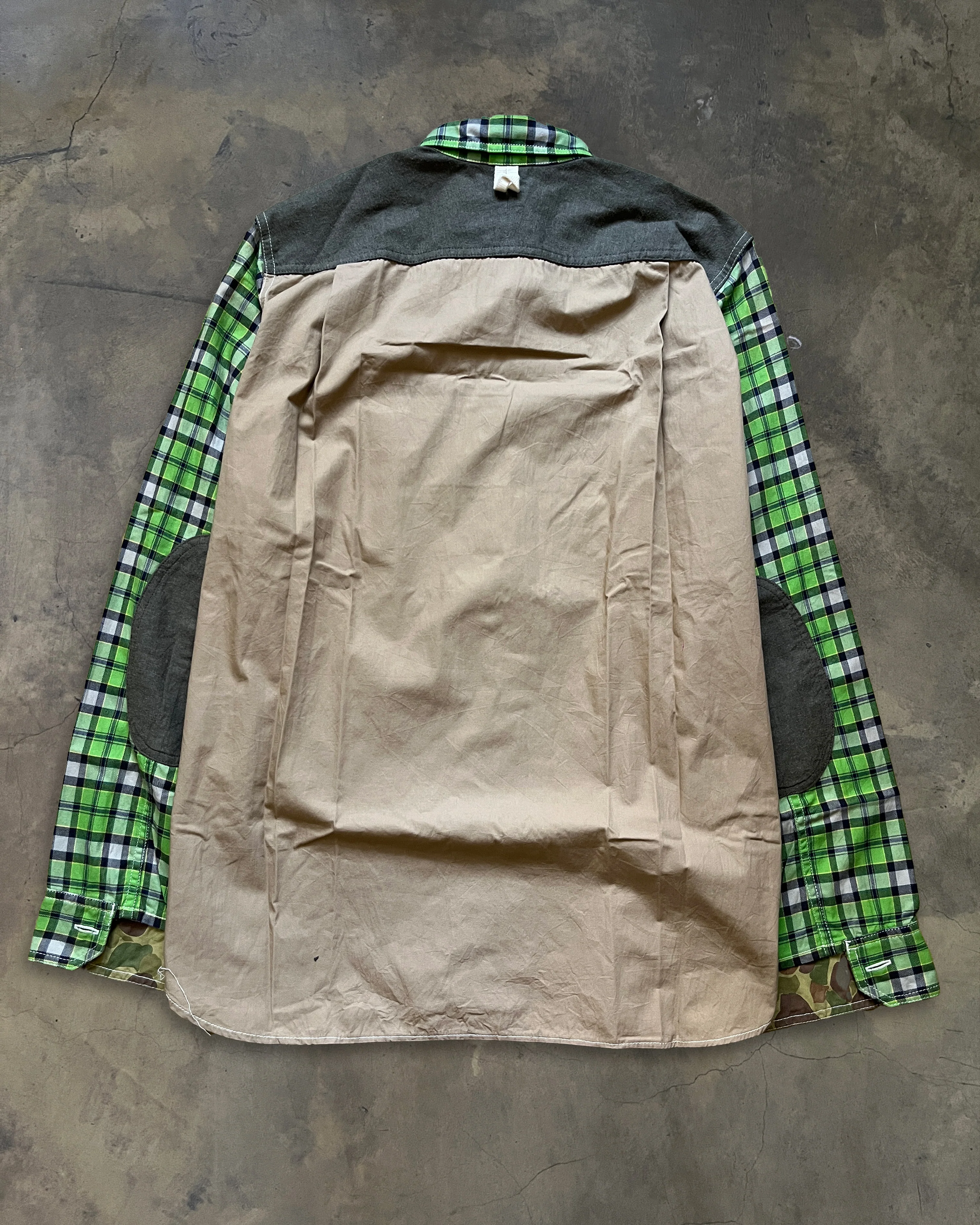 JUNYA WATANABE CDG AD2020 MULTI PANELLED FLANNEL - Image 5