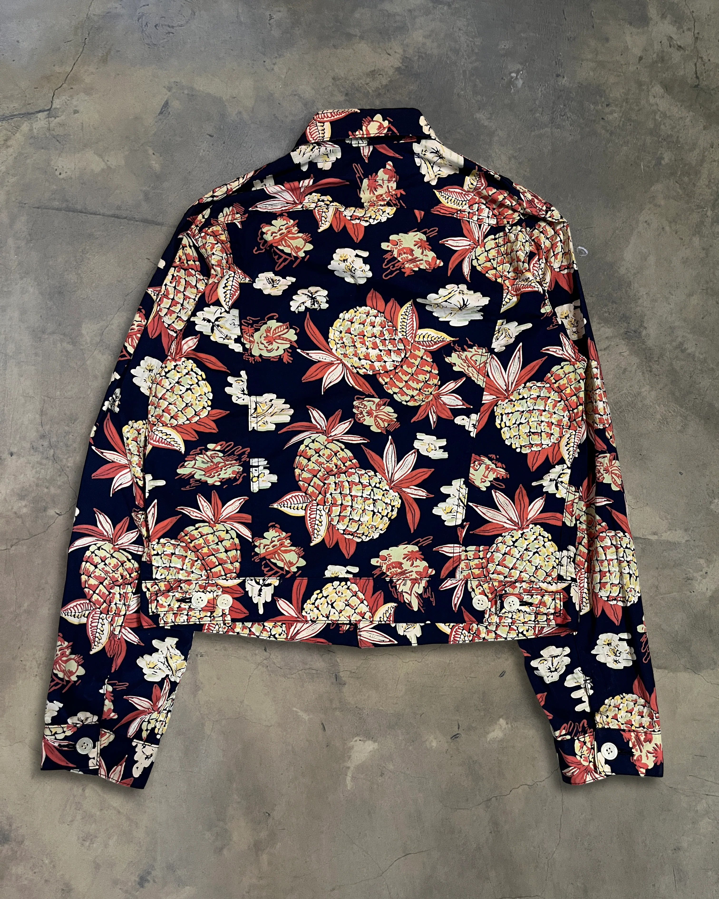 JUNYA WATANABE CDG SS2003 RUNWAY CROPPED HAWAIIAN SHIRT - Image 2
