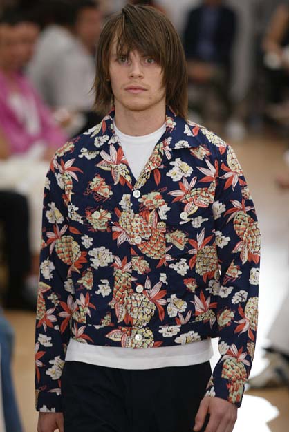JUNYA WATANABE CDG SS2003 RUNWAY CROPPED HAWAIIAN SHIRT - Image 6