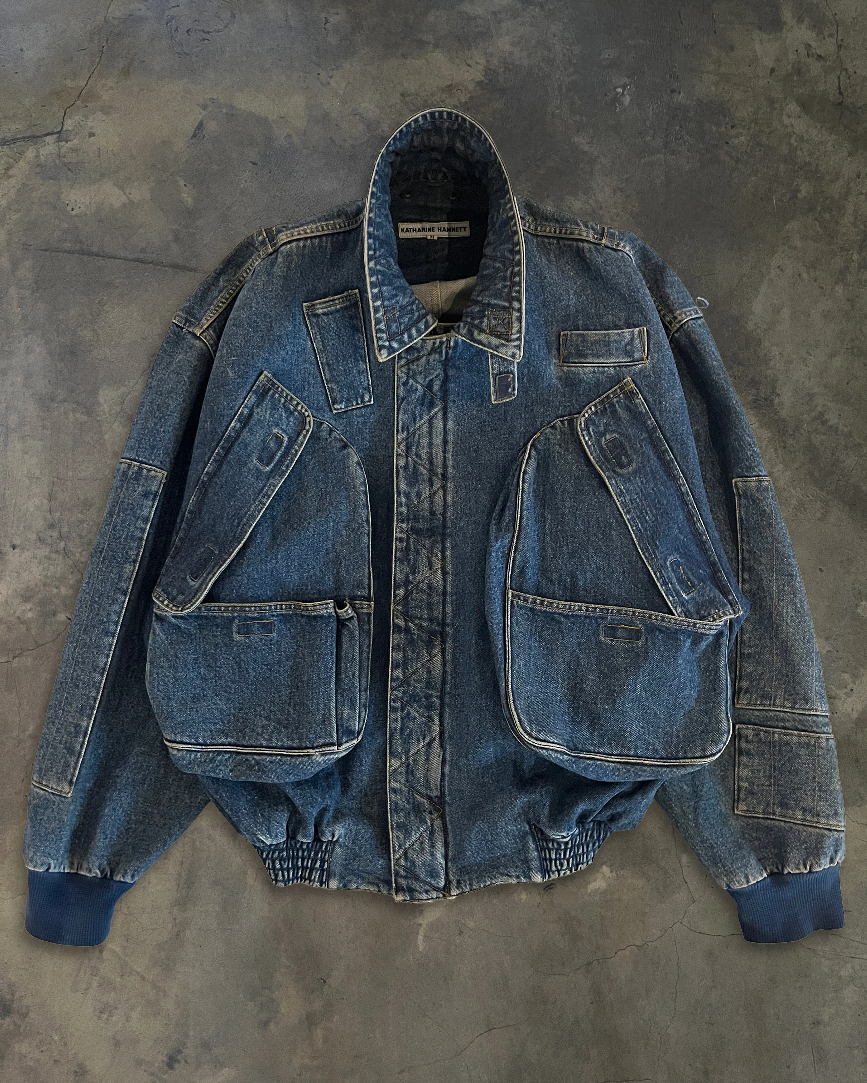 KATHARINE HAMNETT 1986 DENIM CARGO JACKET