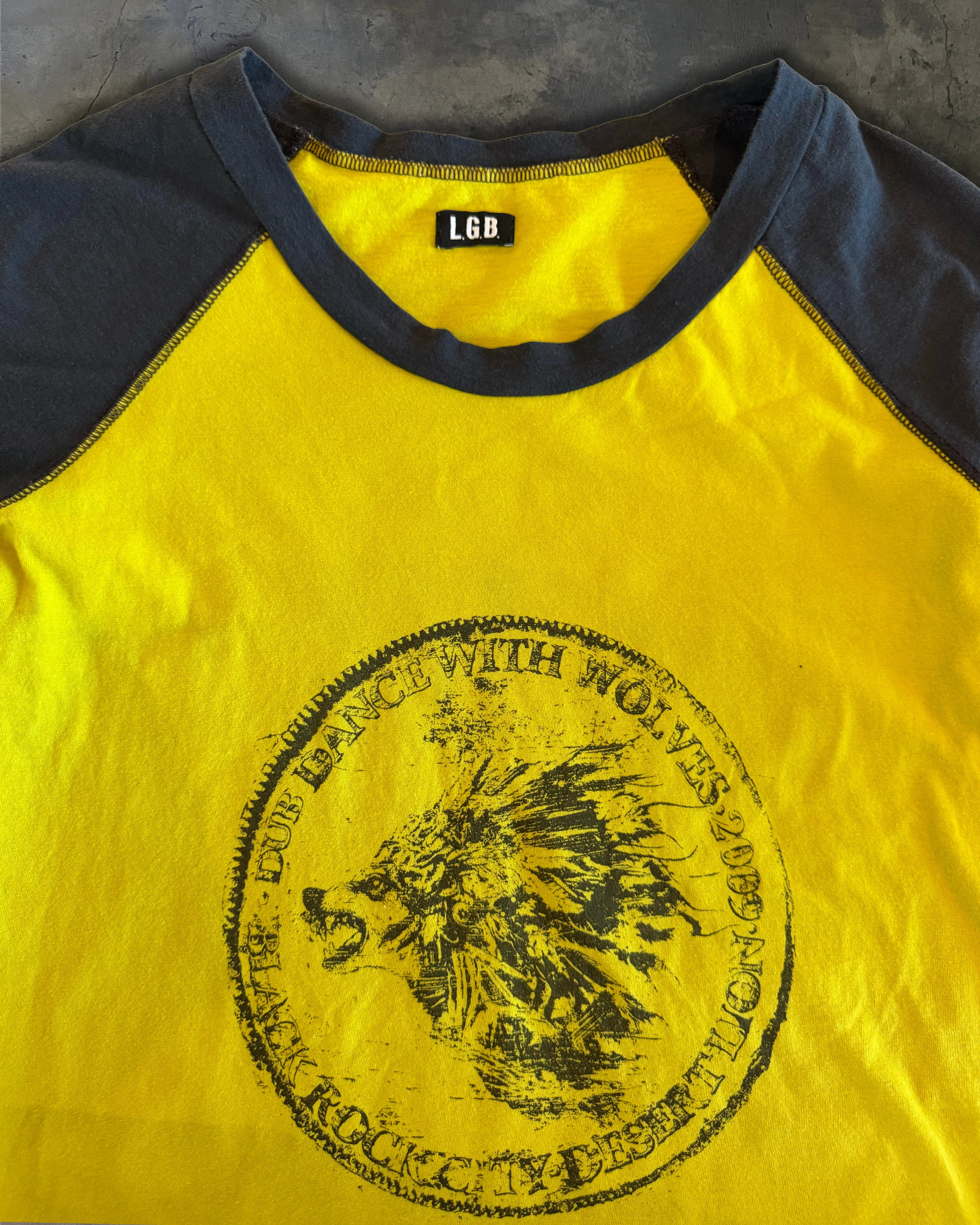 L.G.B "DUB DANCES WITH WOLVES" RAGLAN TEE - Image 2
