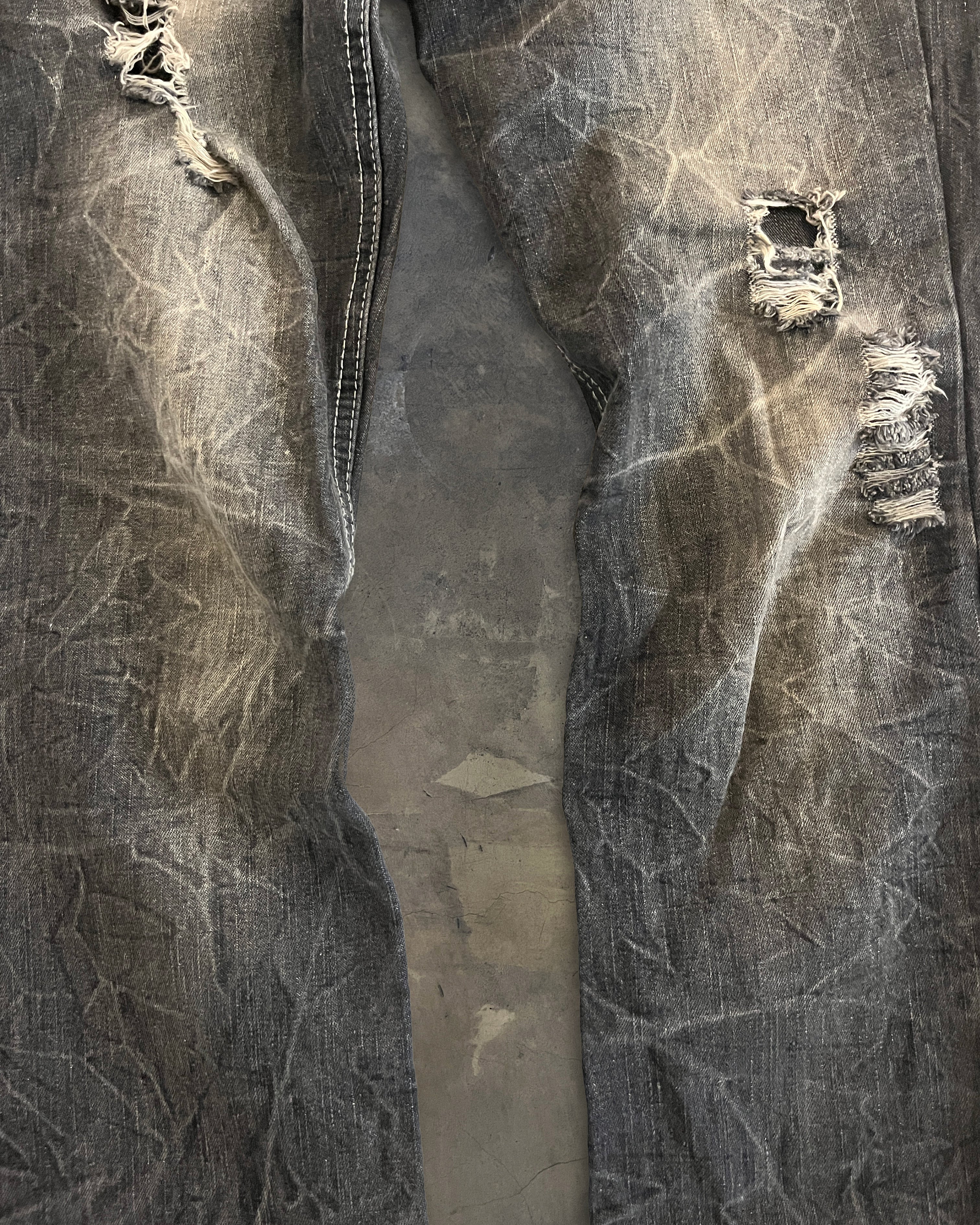 LOWBOX HONEYCOMB DARK WASH DENIM - Image 3