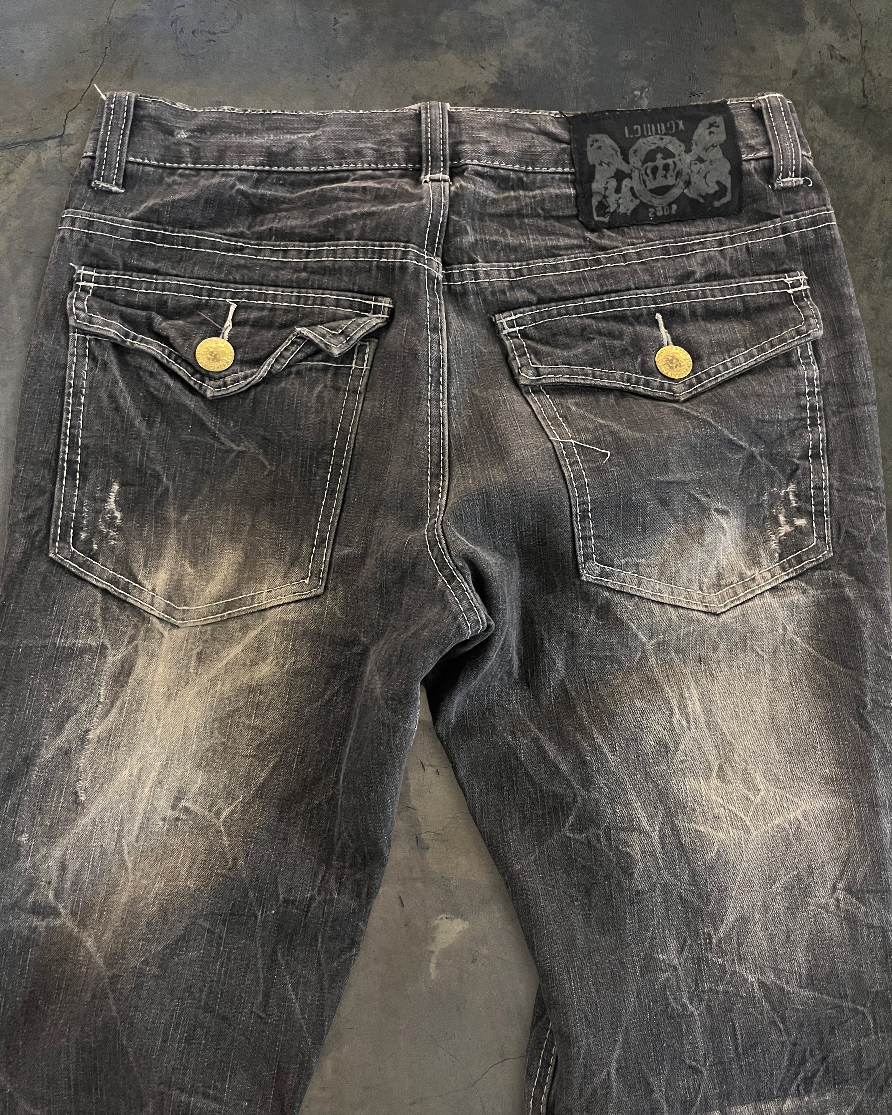 LOWBOX HONEYCOMB DARK WASH DENIM - Image 6