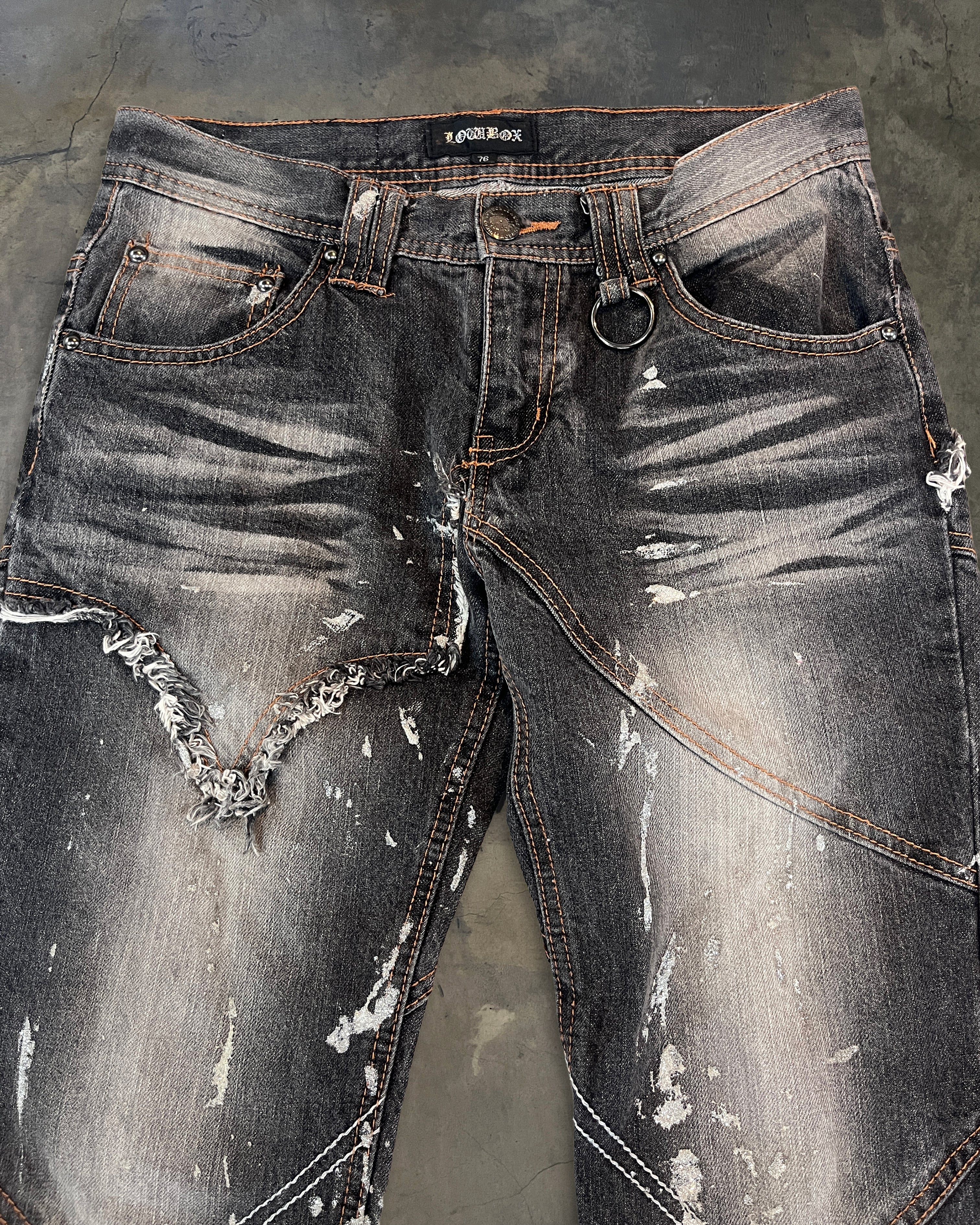 LOWBOX PANELED RECONSTRUCTED FLARE DENIM ★★★ - Image 3