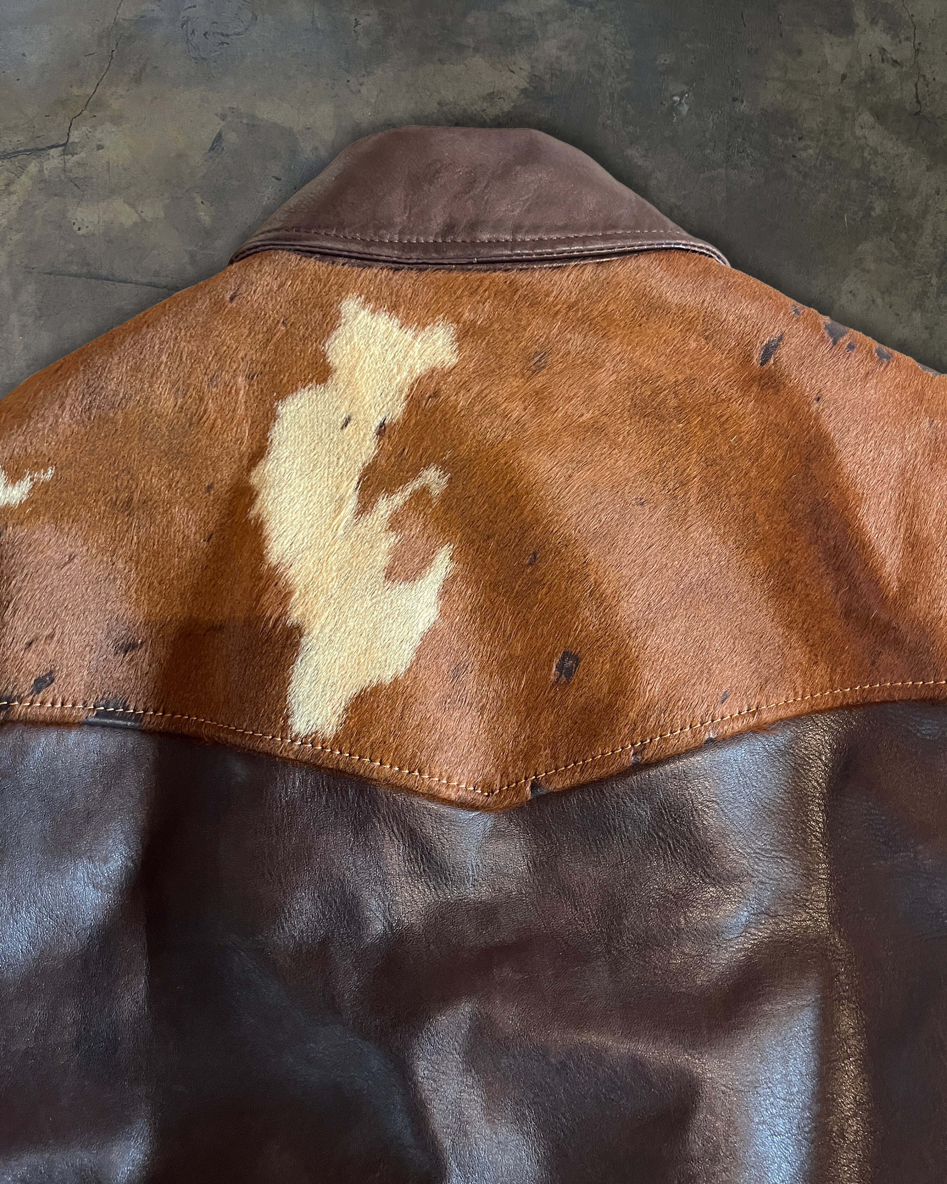 MAISON MARGIELA FW2006 COWHIDE LEATHER JACKET - Image 6