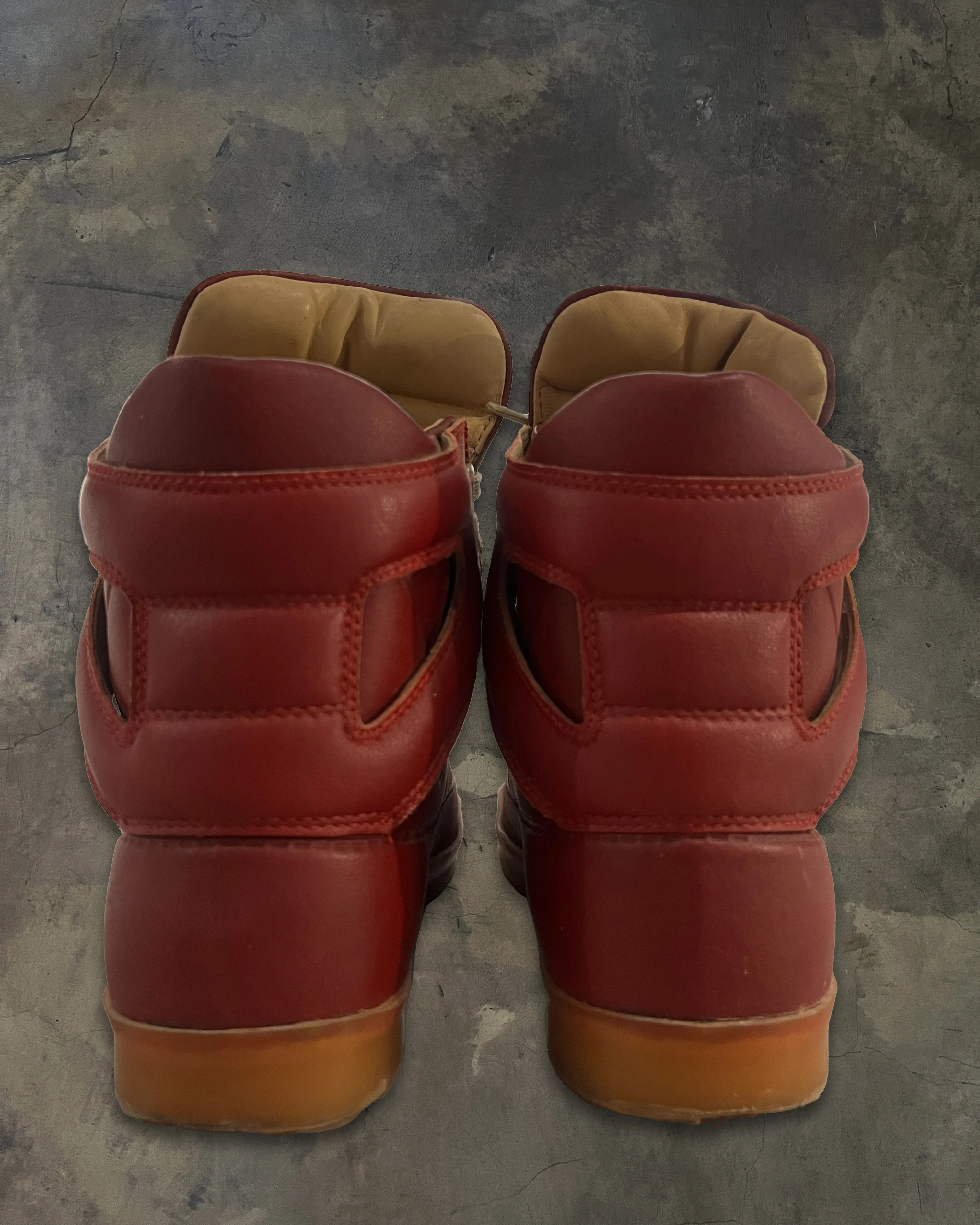 MAISON MARGIELA X H&M TROMPE L'OEIL HIGH TOP SNEAKERS - Image 5