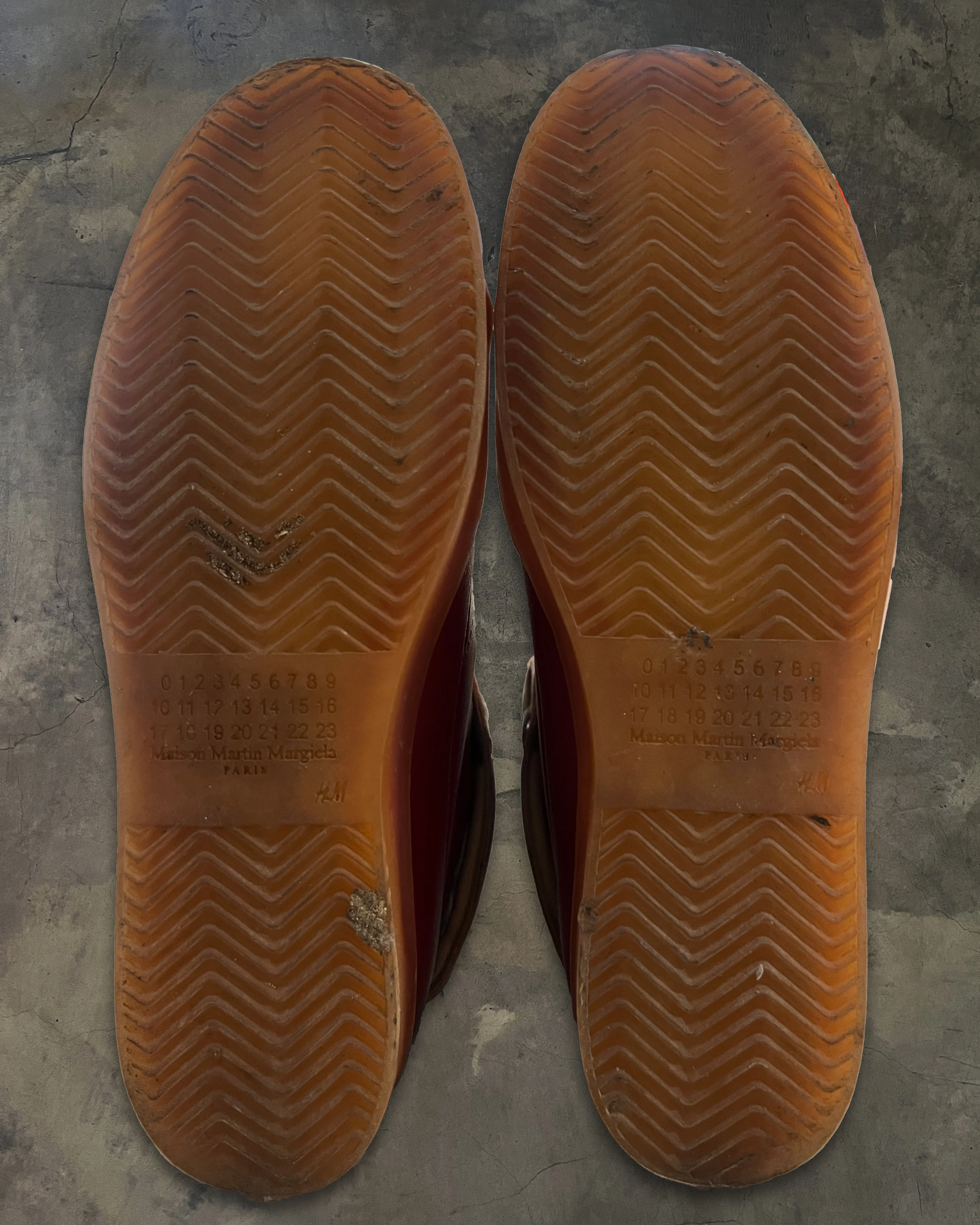 MAISON MARGIELA X H&M TROMPE L'OEIL HIGH TOP SNEAKERS - Image 6