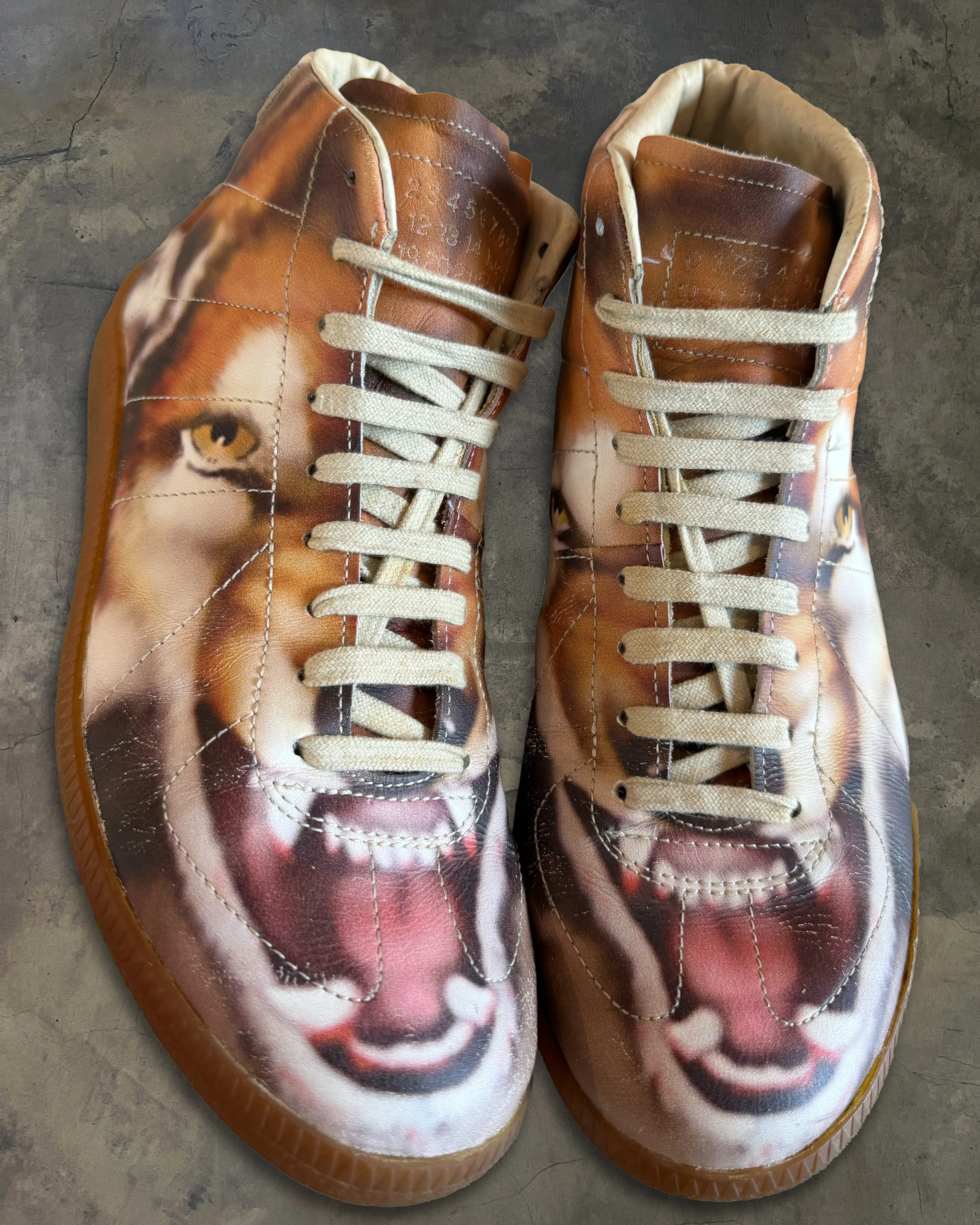 MAISON MARTIN MARGIELA AW2008 FOX MID TOP GATS
