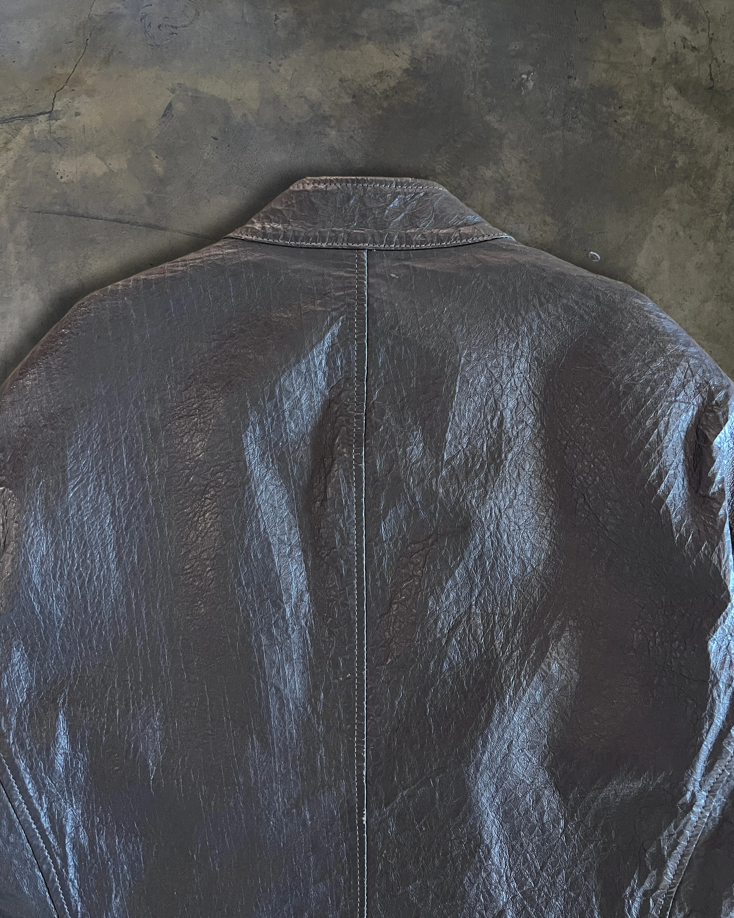 MAISON MARTIN MARGIELA SS2014 5-ZIP LEATHER JACKET - Image 7
