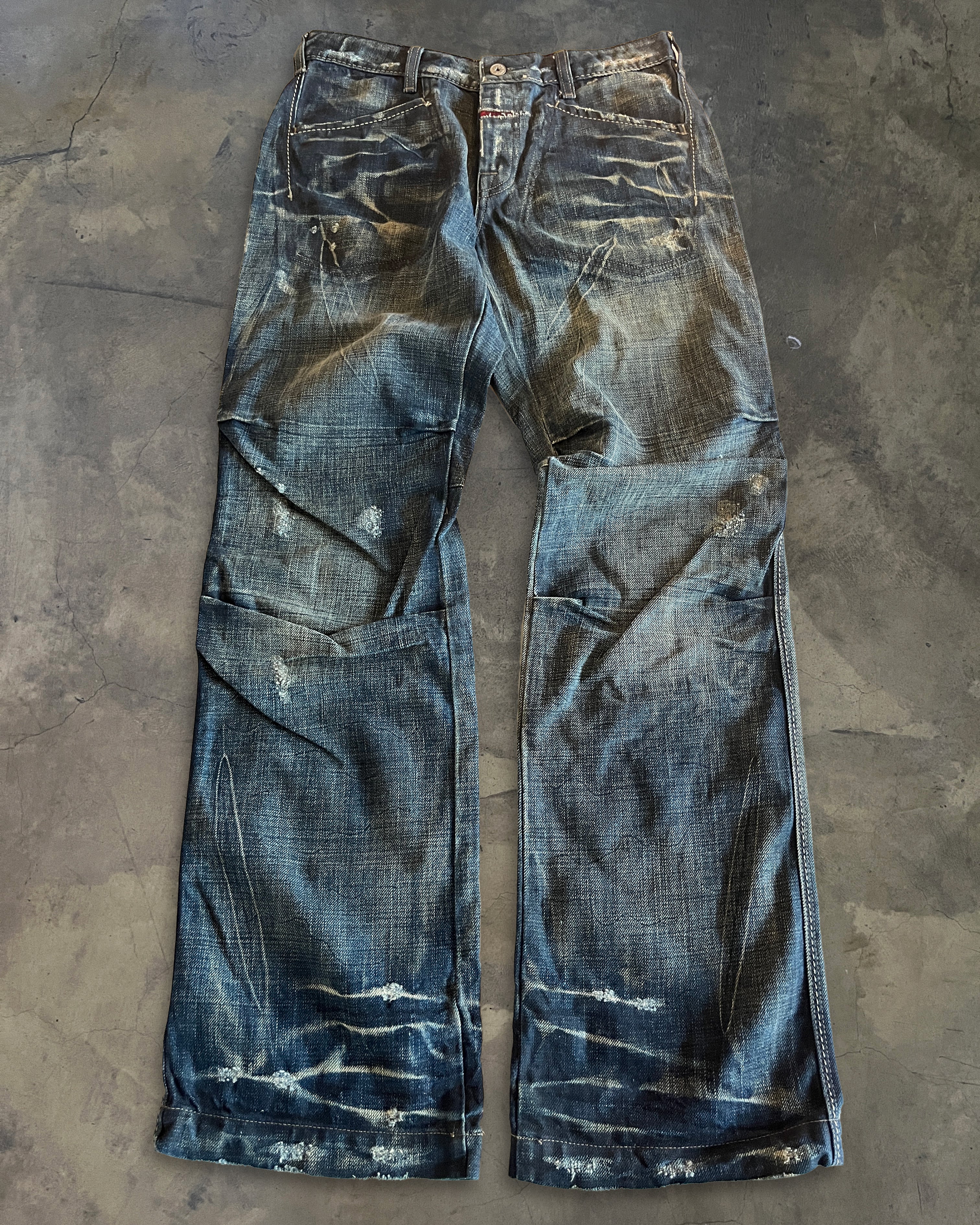 MARITHE FRANCOIS GIRBAUD BOOT CUT DENIM