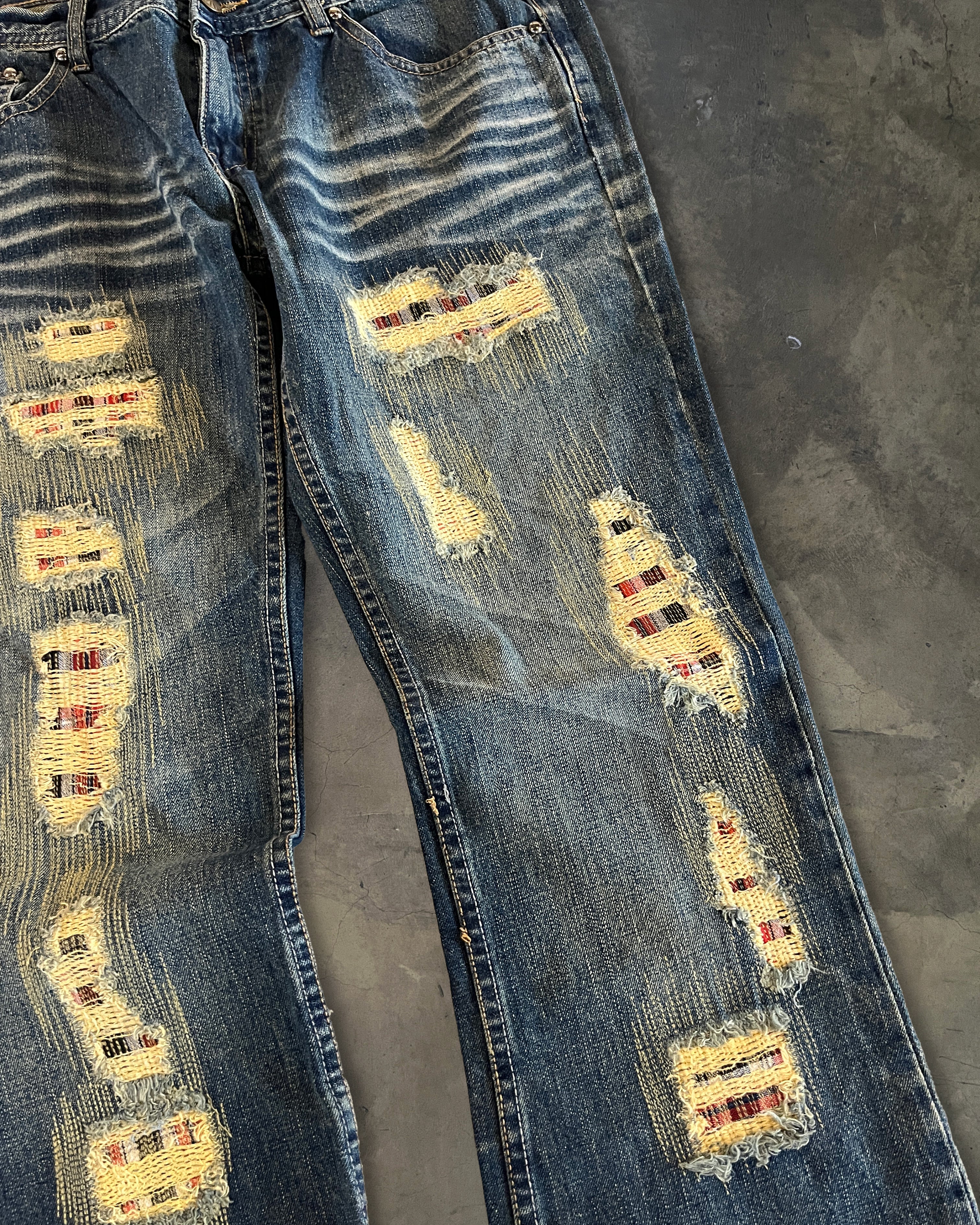 MIDAS DISTRESSED PATCHWORK DENIM - Image 2