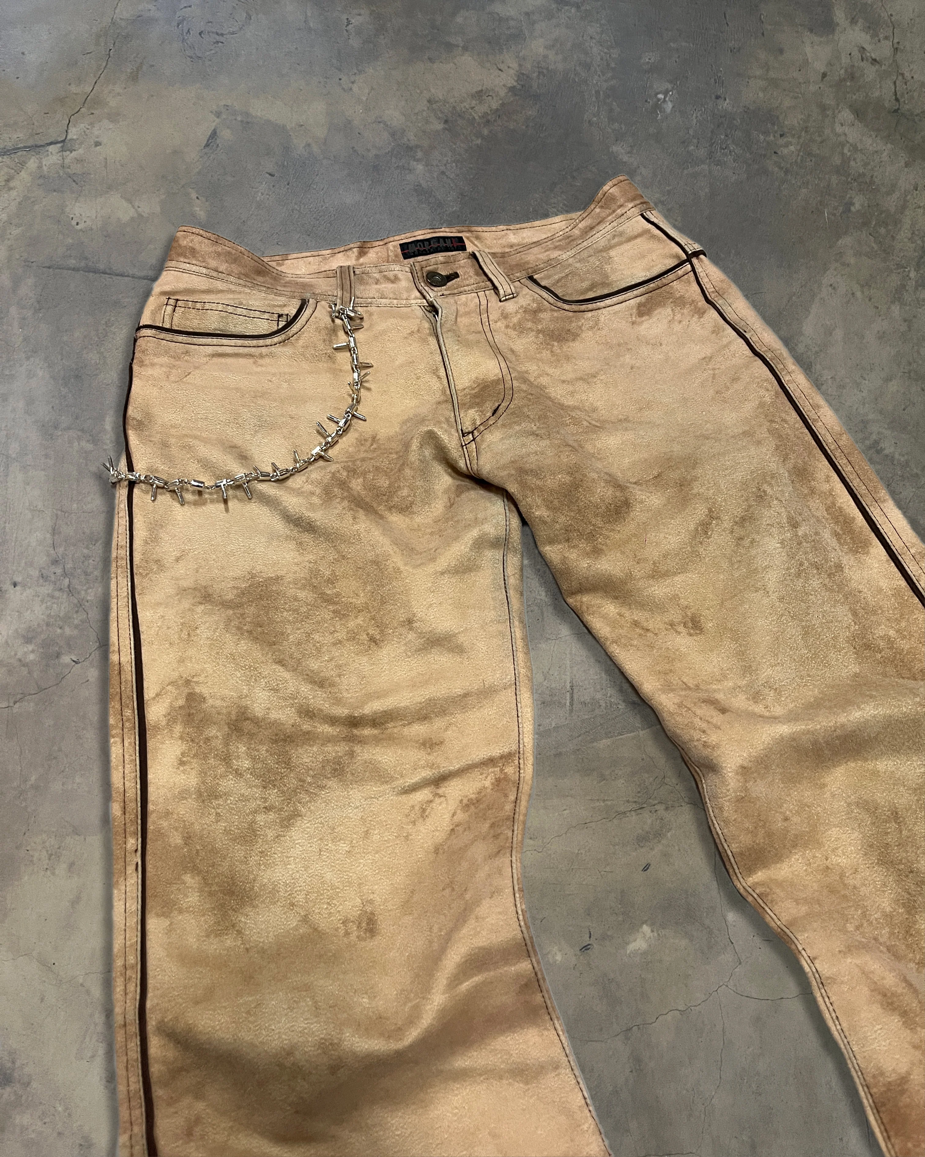 MORGAN DE TOI COTTON SUEDE PANTS - Image 3