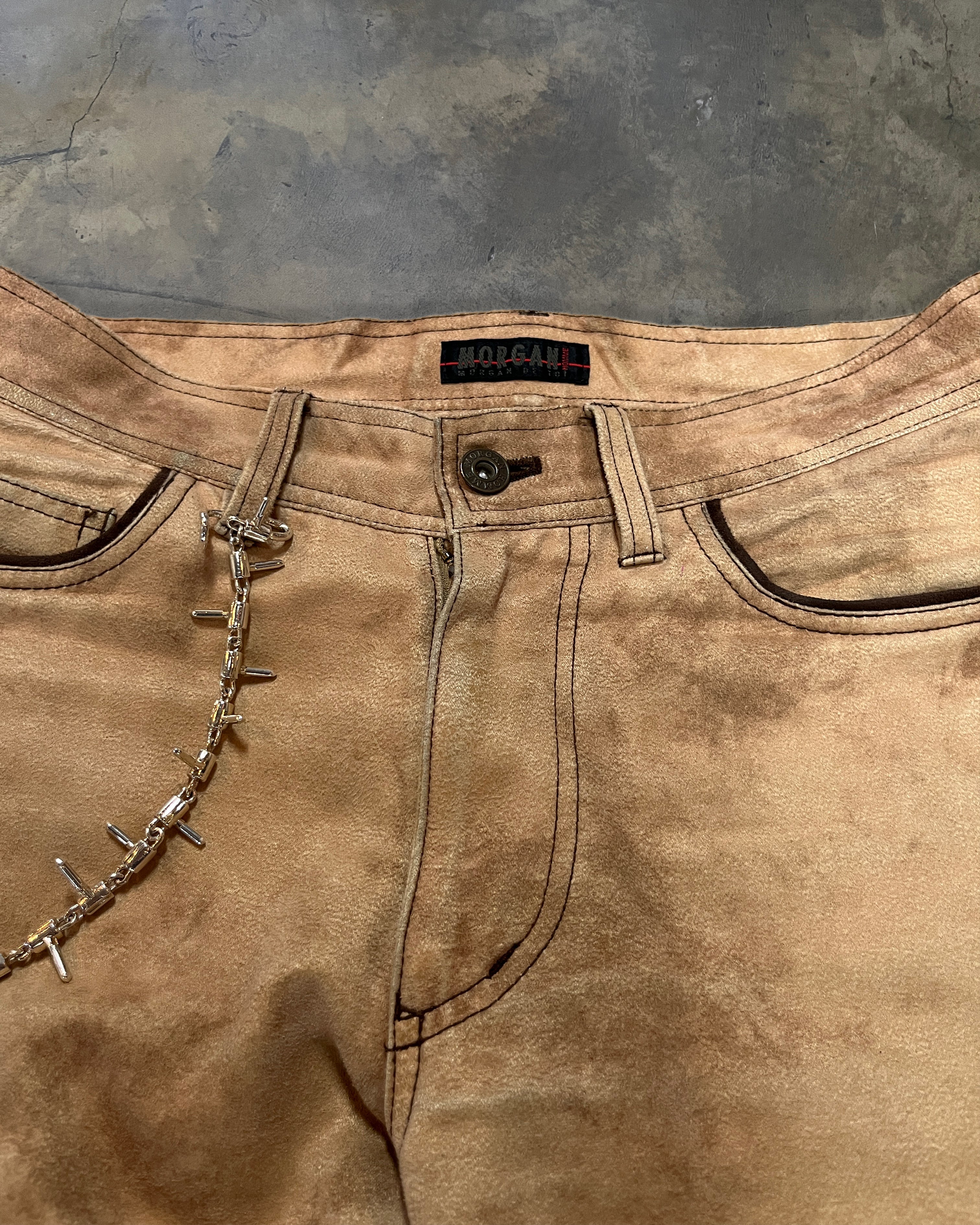 MORGAN DE TOI COTTON SUEDE PANTS - Image 6