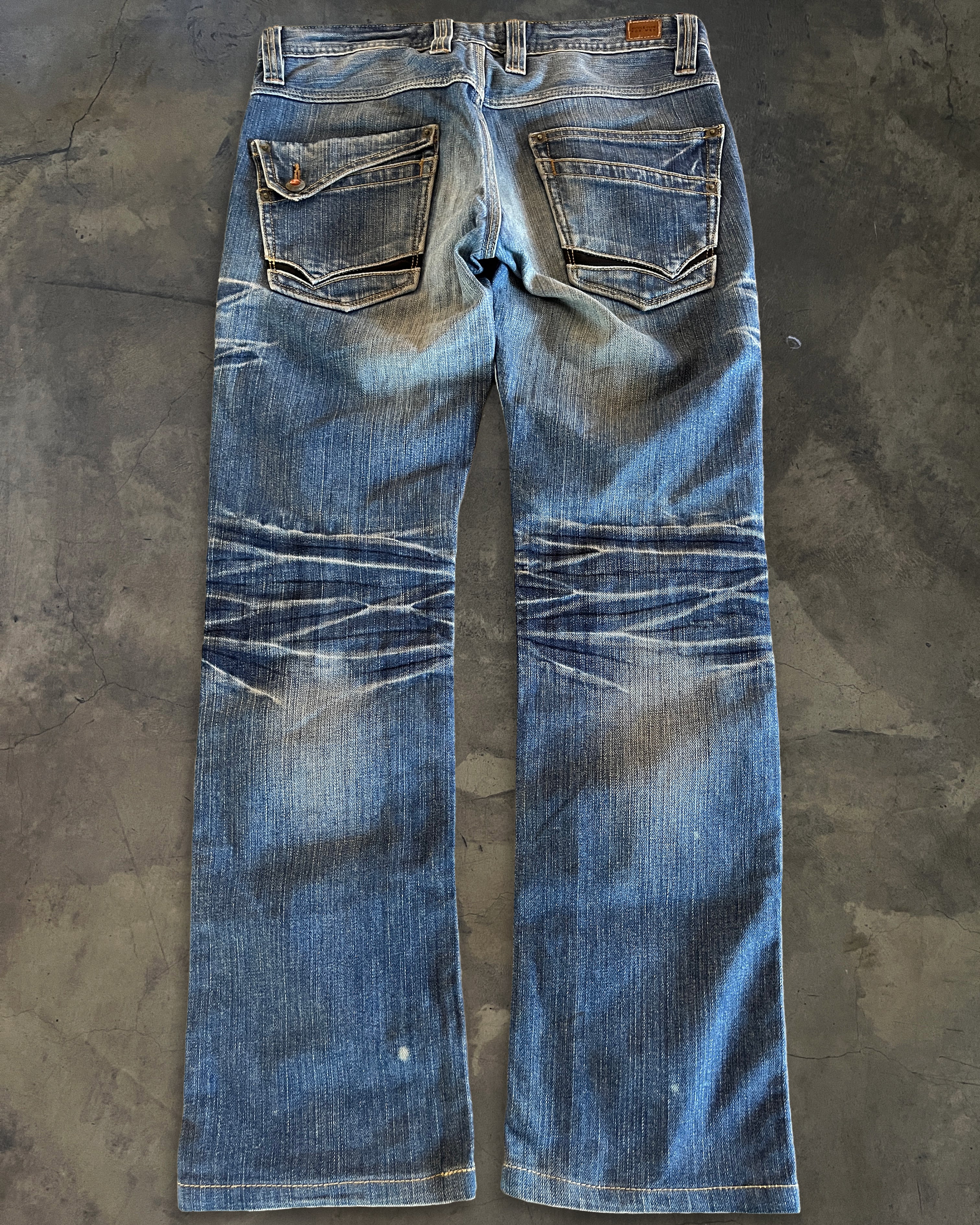 NICOLE CLUB WHISKERED LIGHT WASH DENIM - Image 5