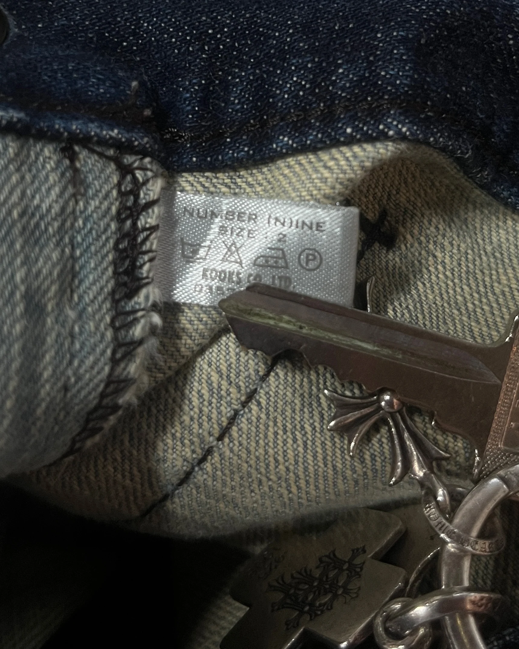 NUMBER (N)INE FW2001 FRONT POCKET DENIM ★★★ - Image 8