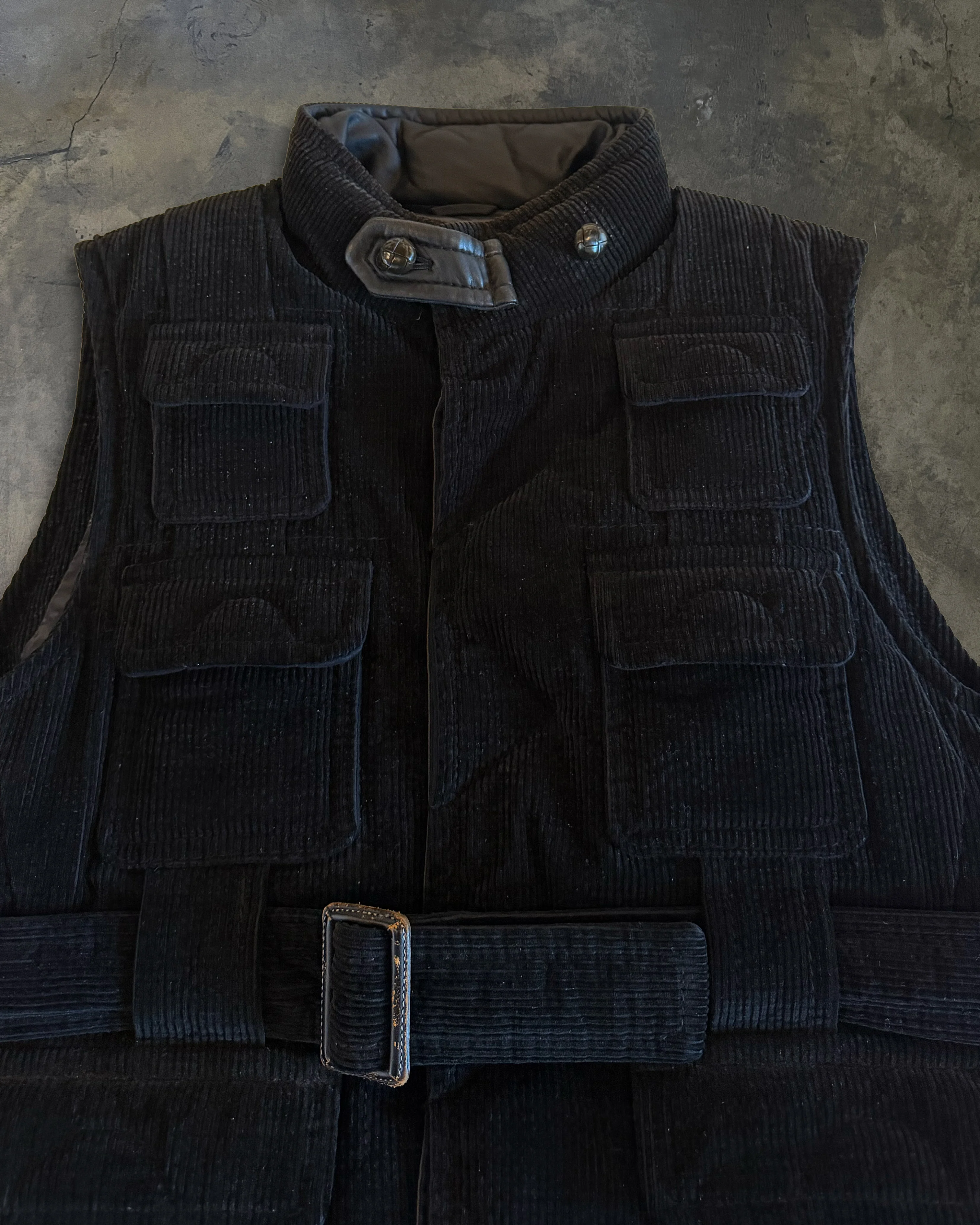 NUMBER NINE FW2008 "MY OWN PRIVATE PORTLAND" CORDUROY VEST - Image 2