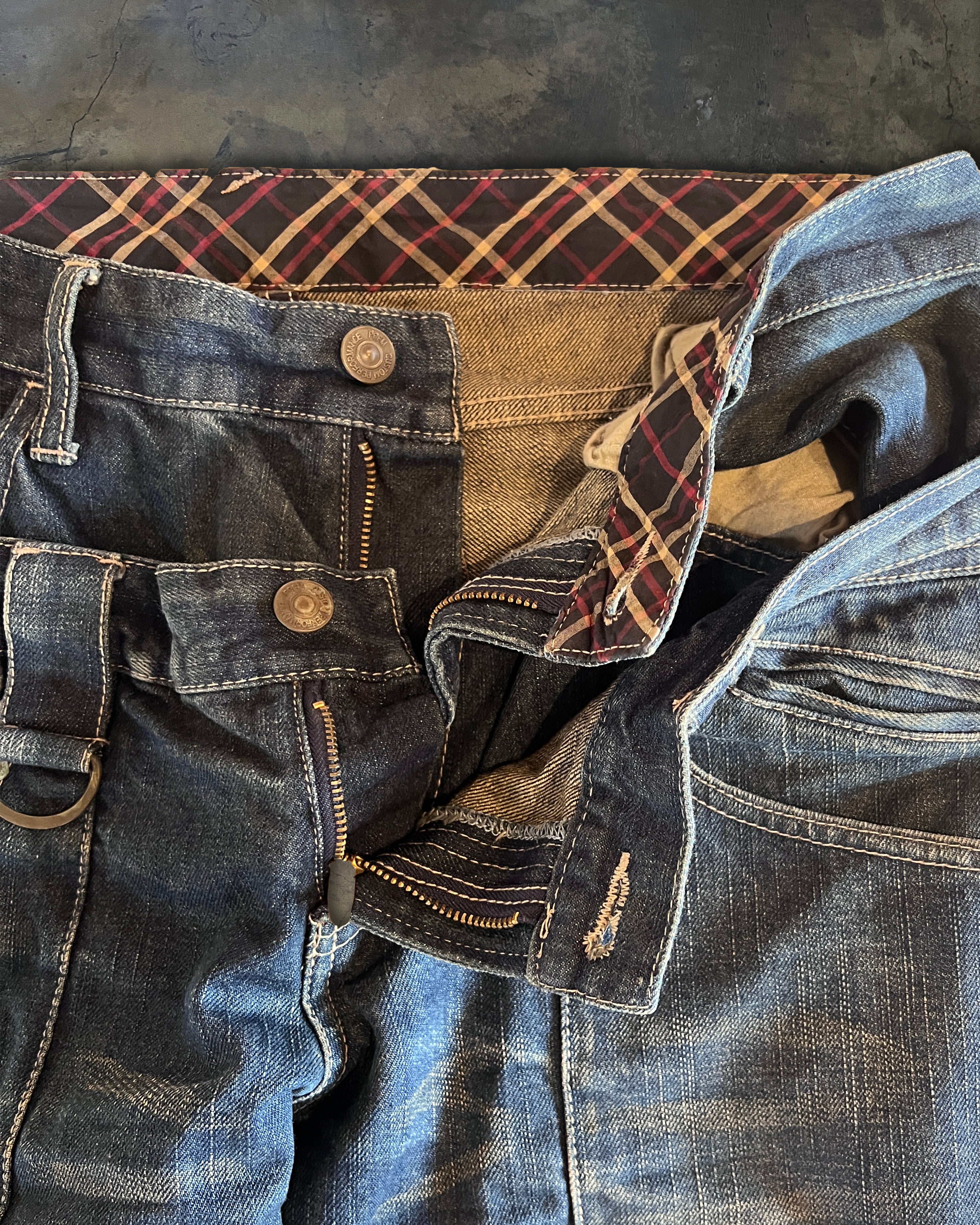 PPFM DOUBLE WAISTED JEANS - Image 4