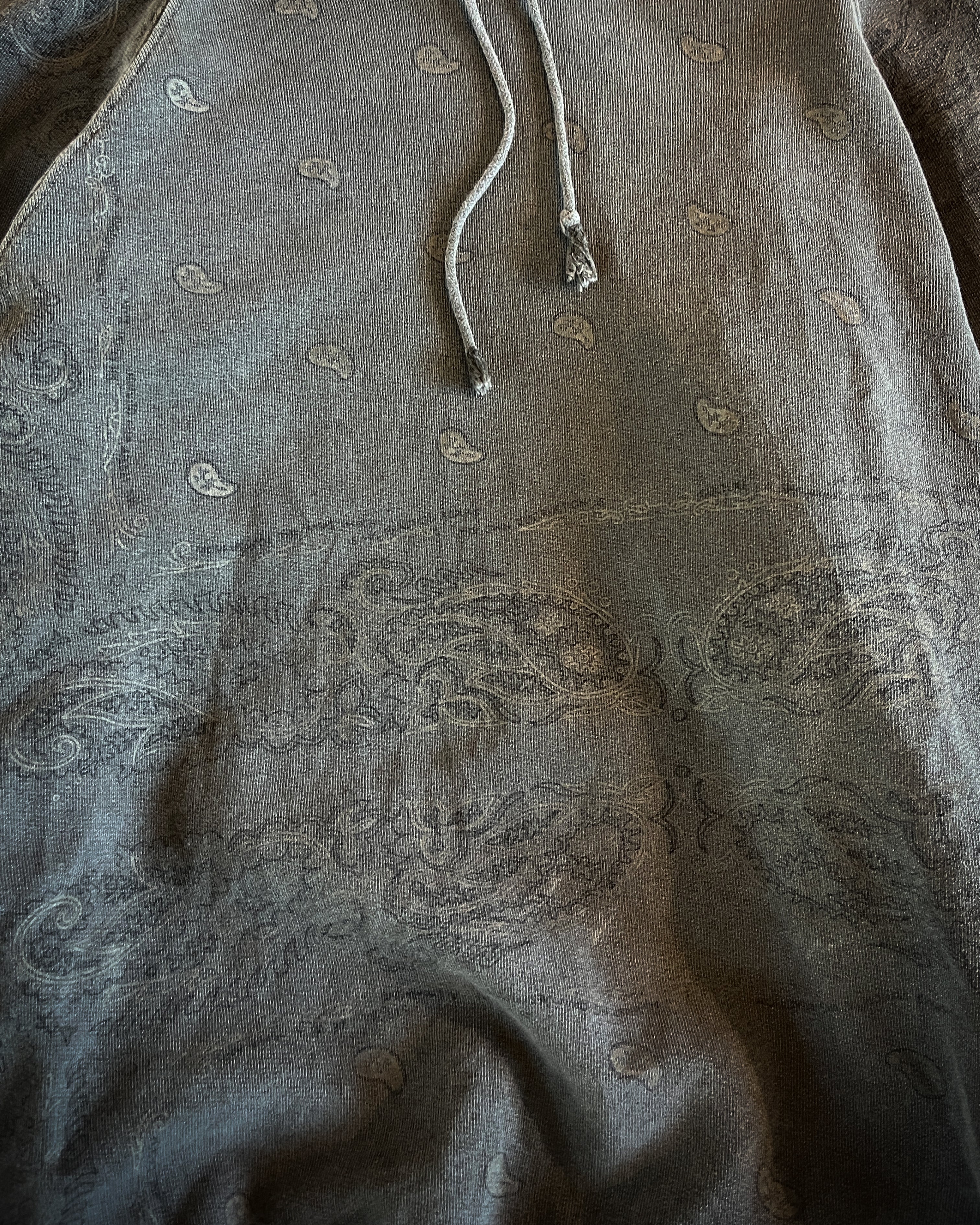 RAF SIMONS AW2004 "WAVES" PAISLEY HOODIE - Image 2