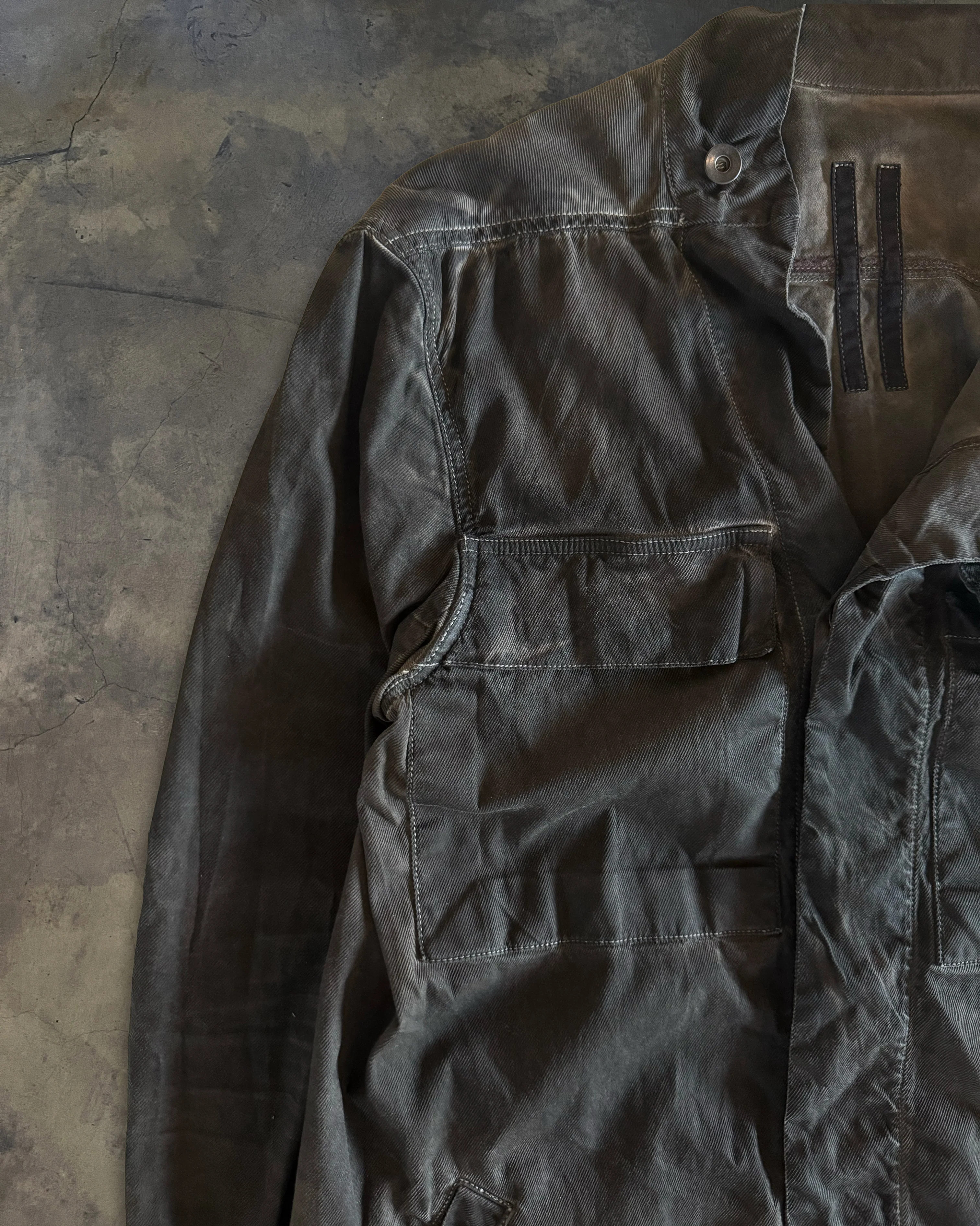 RICK OWENS DRKSHDW OVERDYED SLAVE JACKET - Image 4