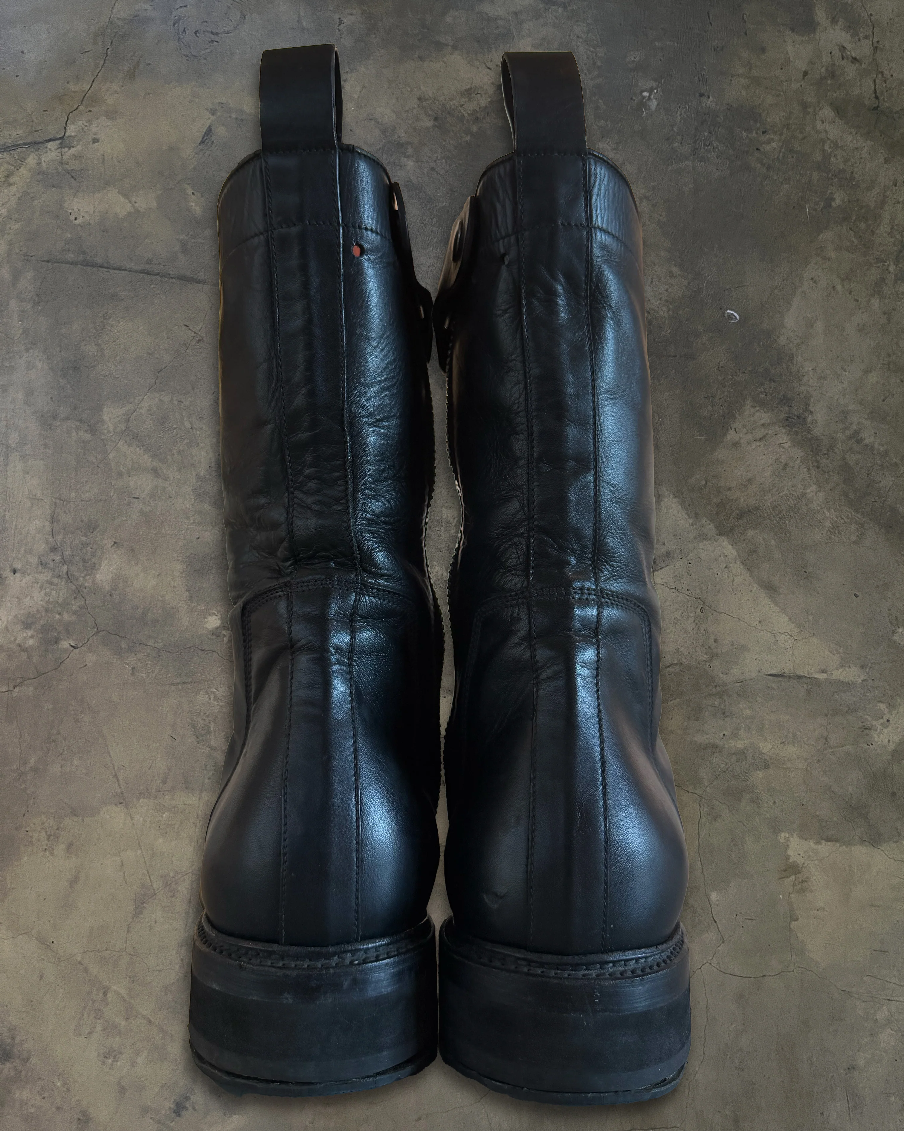 RICK OWENS ARMY CREEPER ZIP UP BOOTS - Image 5
