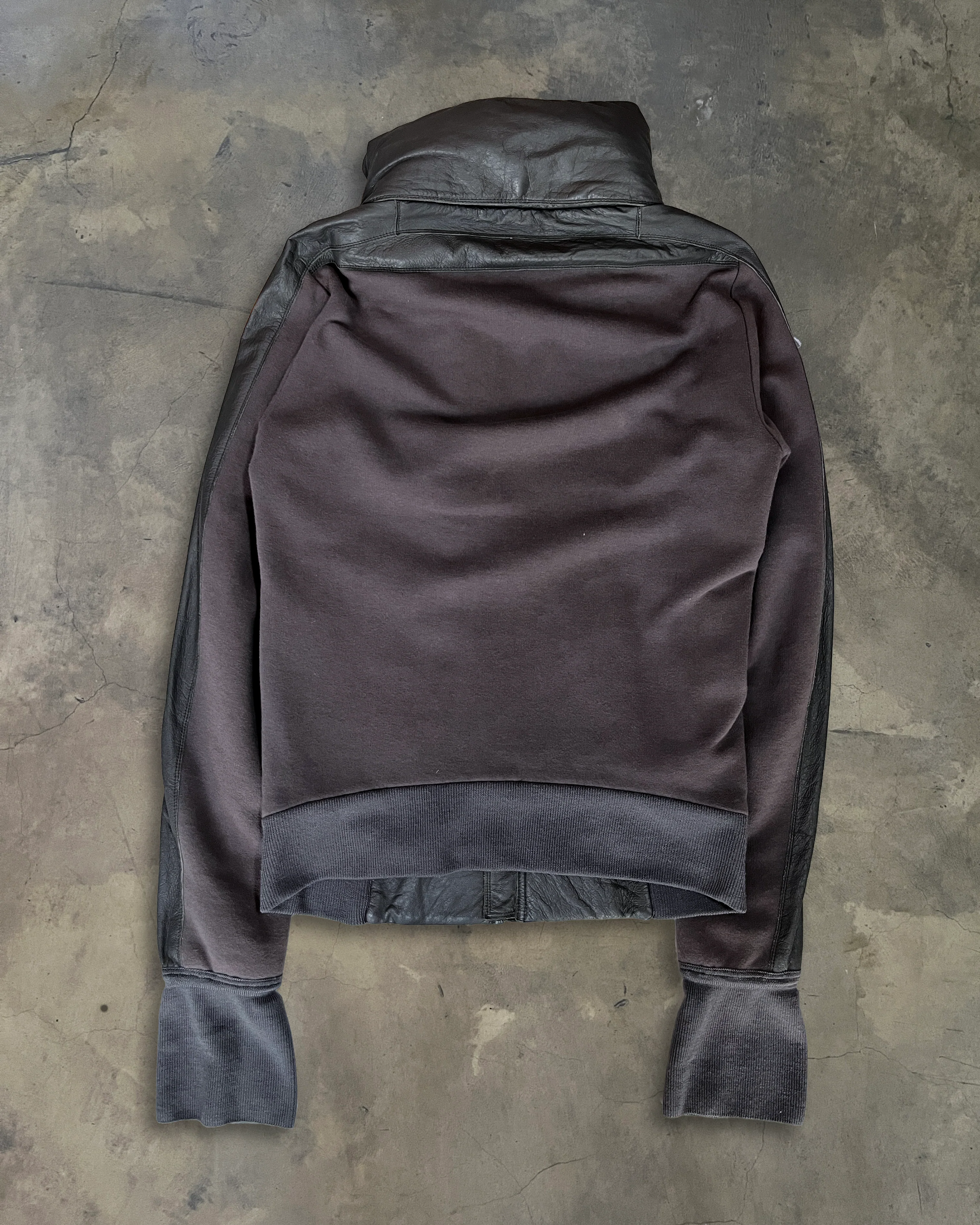 RICK OWENS AW2006 “DUSTULATOR” LAMBSKIN PANELLED JACKET - Image 3