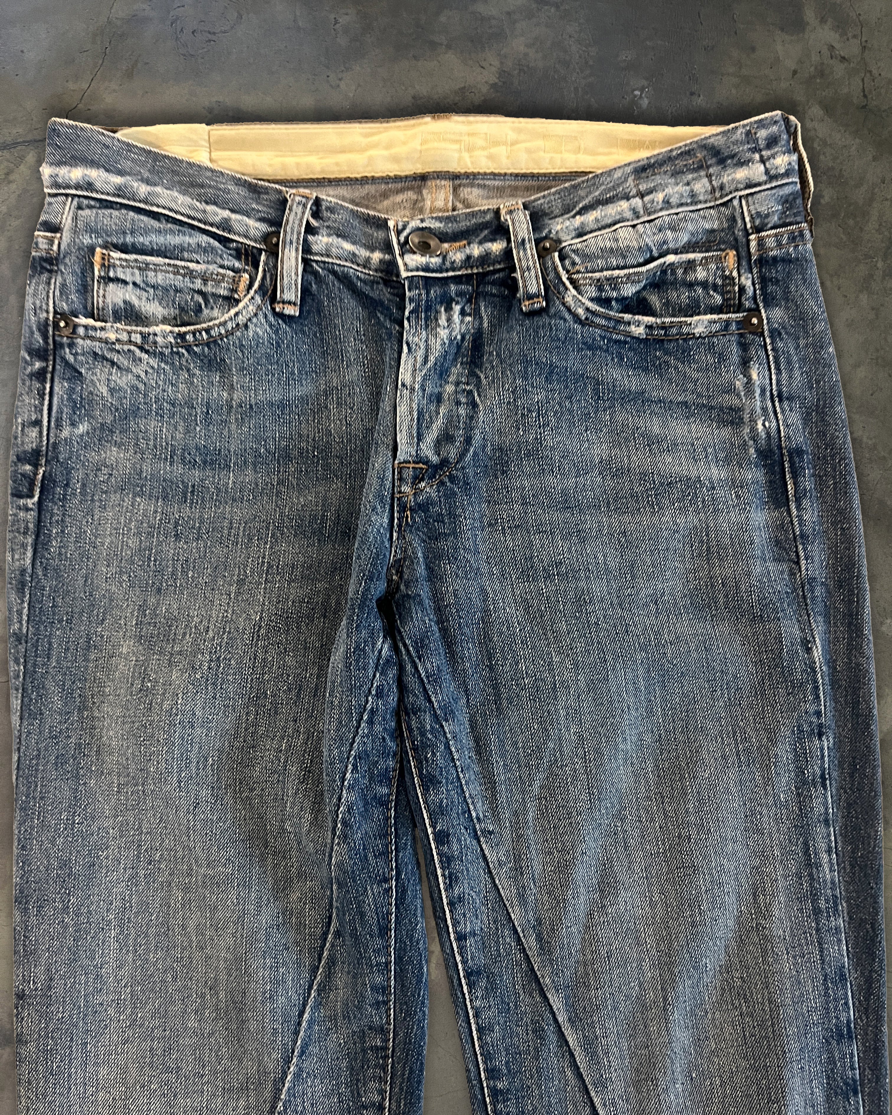 RICK OWENS DRKSHDW AW2007 " EXPLODER" DETROIT CUT DENIM - Image 2