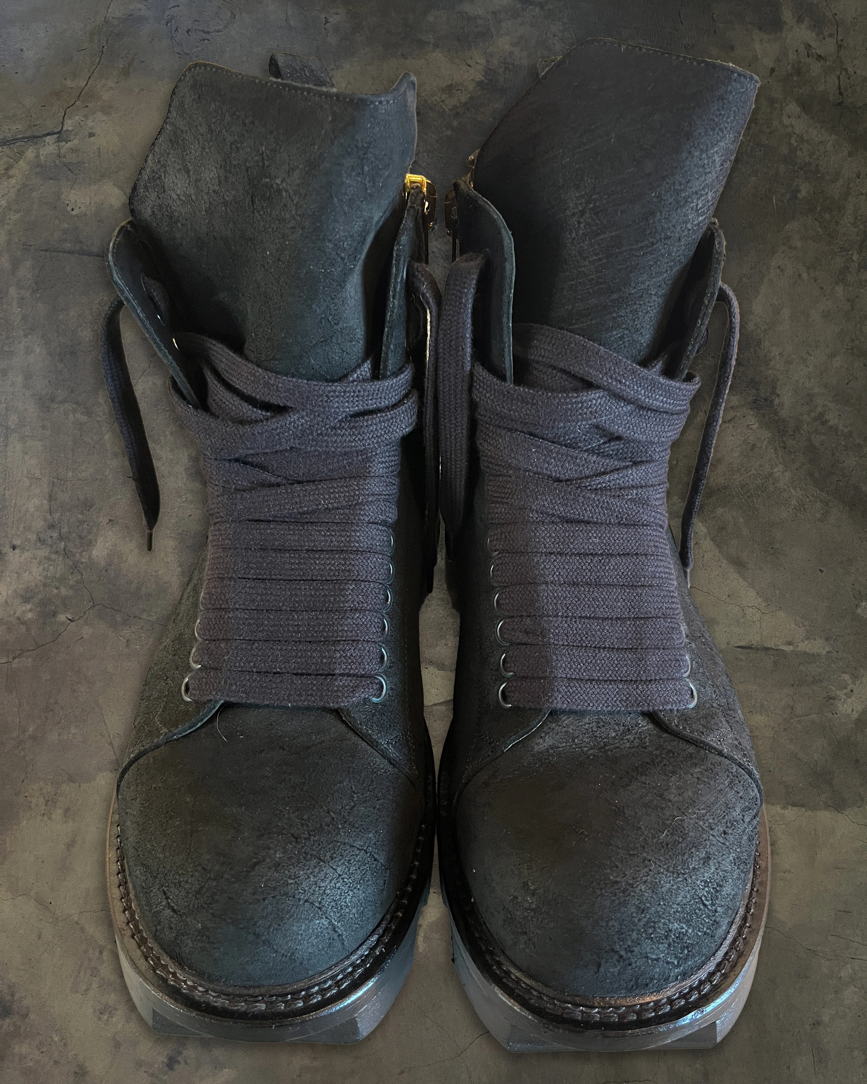 RICK OWENS FW13 RUNWAY PLINTH HIKER BOOT - Image 2