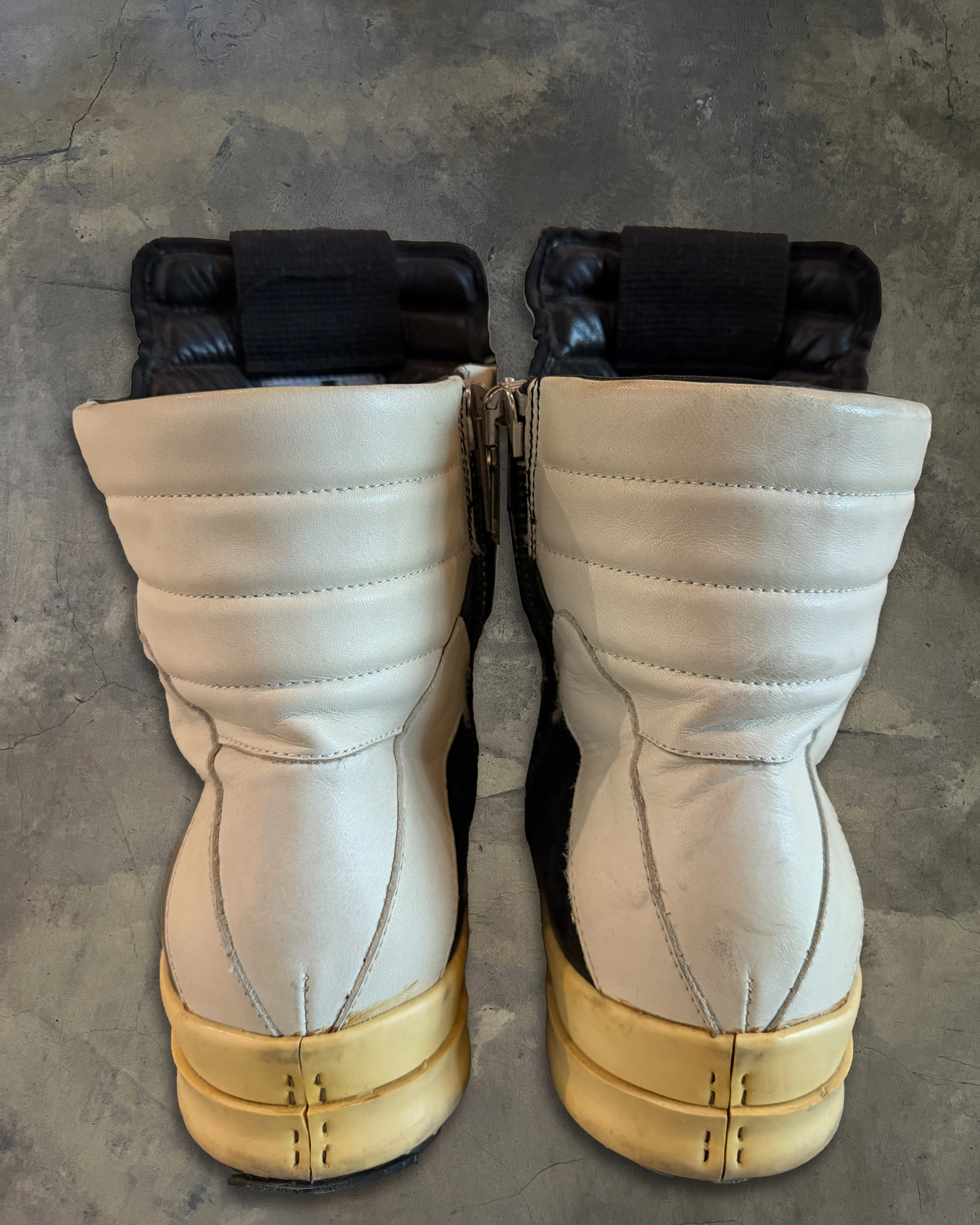 RICK OWENS FW2010 "GLEAM" SHORT TONGUE STAPLE GEOBASKETS - Image 5