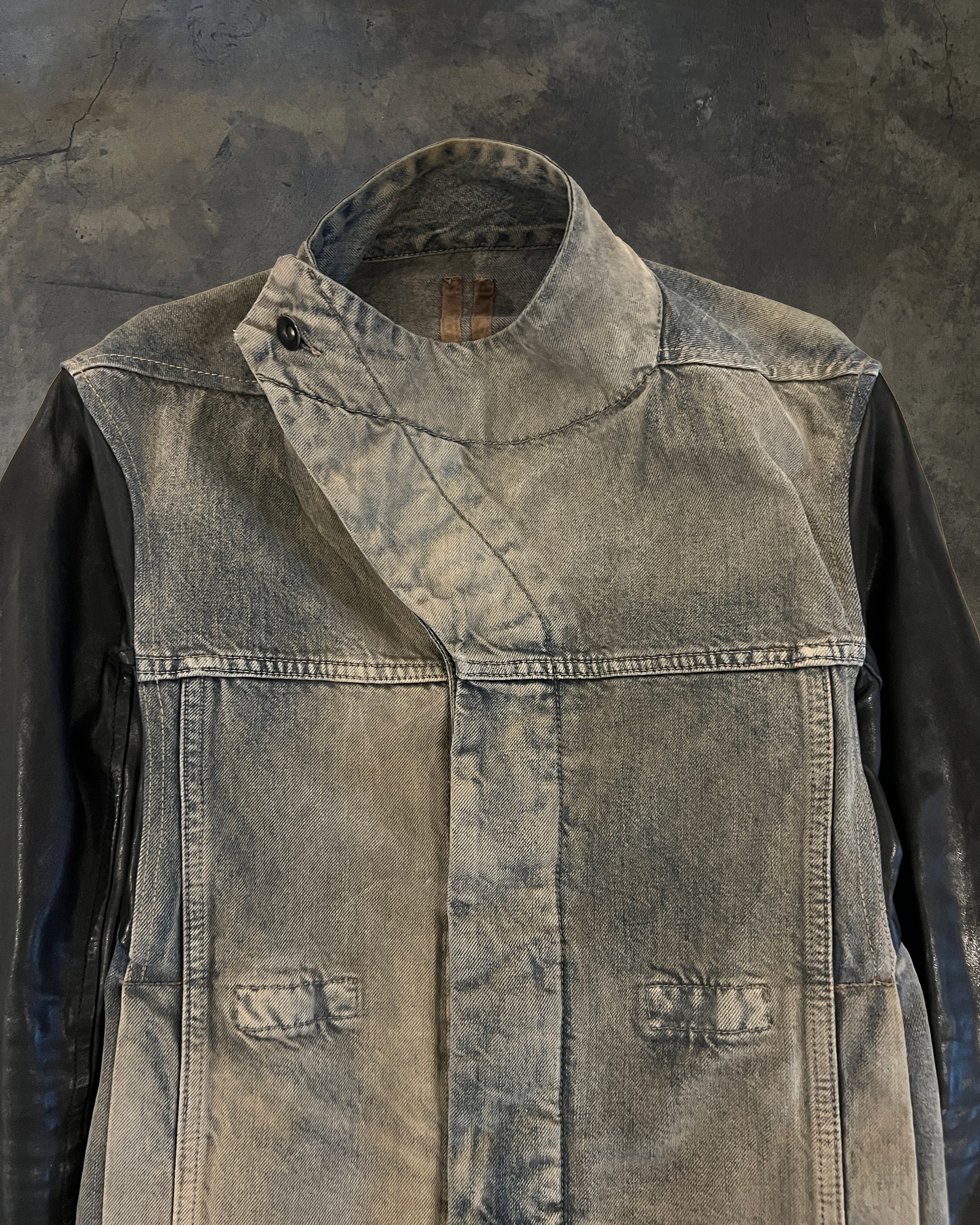 RICK OWENS FW2013 " PLINTH " DRKSHDW MINERAL SLAVE JACKET - Image 2