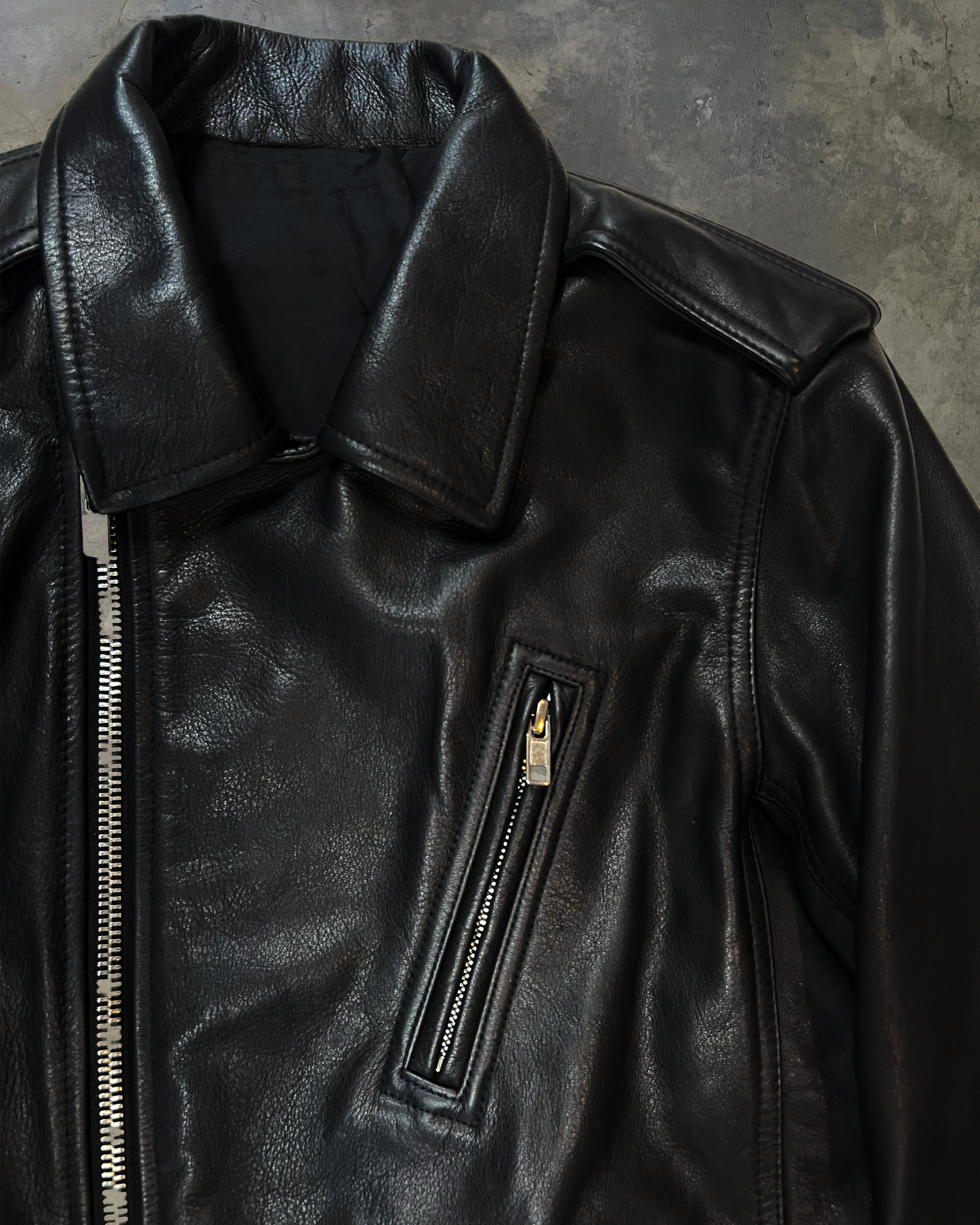 RICK OWENS FW2014 "MOODY" HEAVY CALF LEATHER STOOGES - Image 8