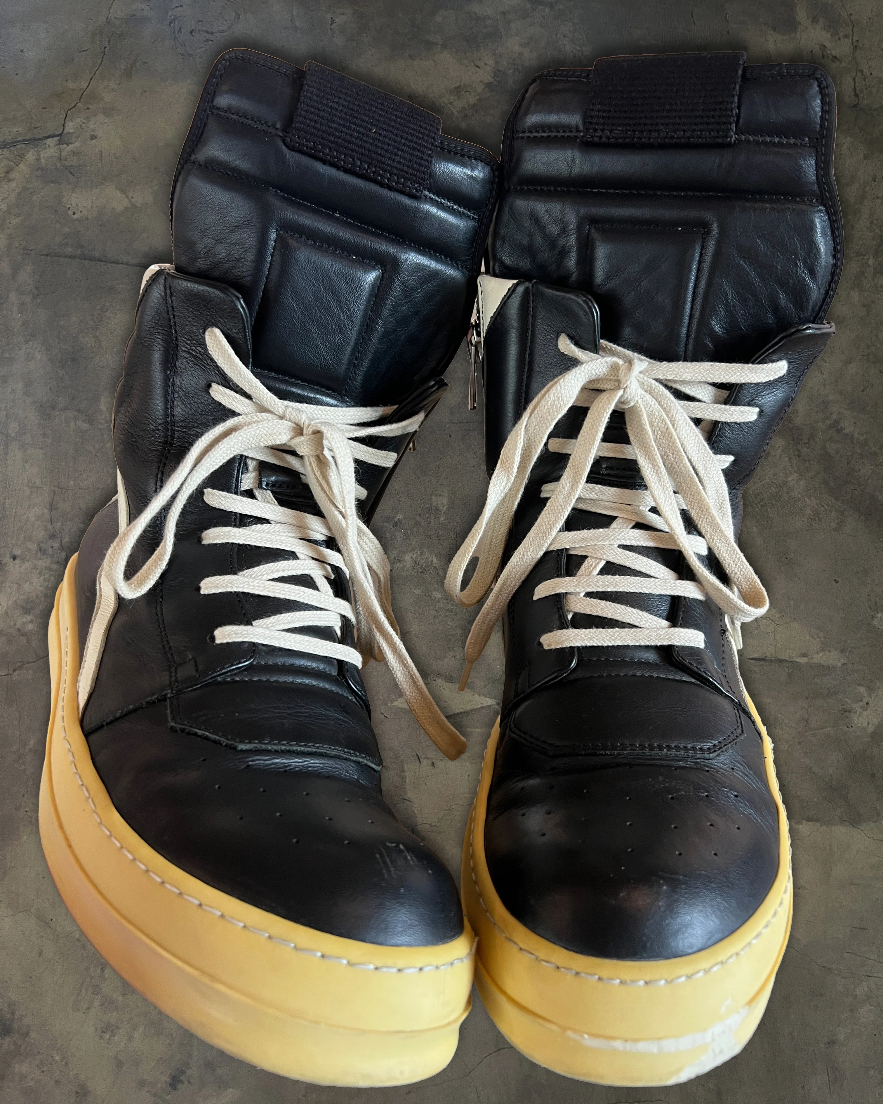 RICK OWENS FW2016 " MASTODON" GEOBASKETS
