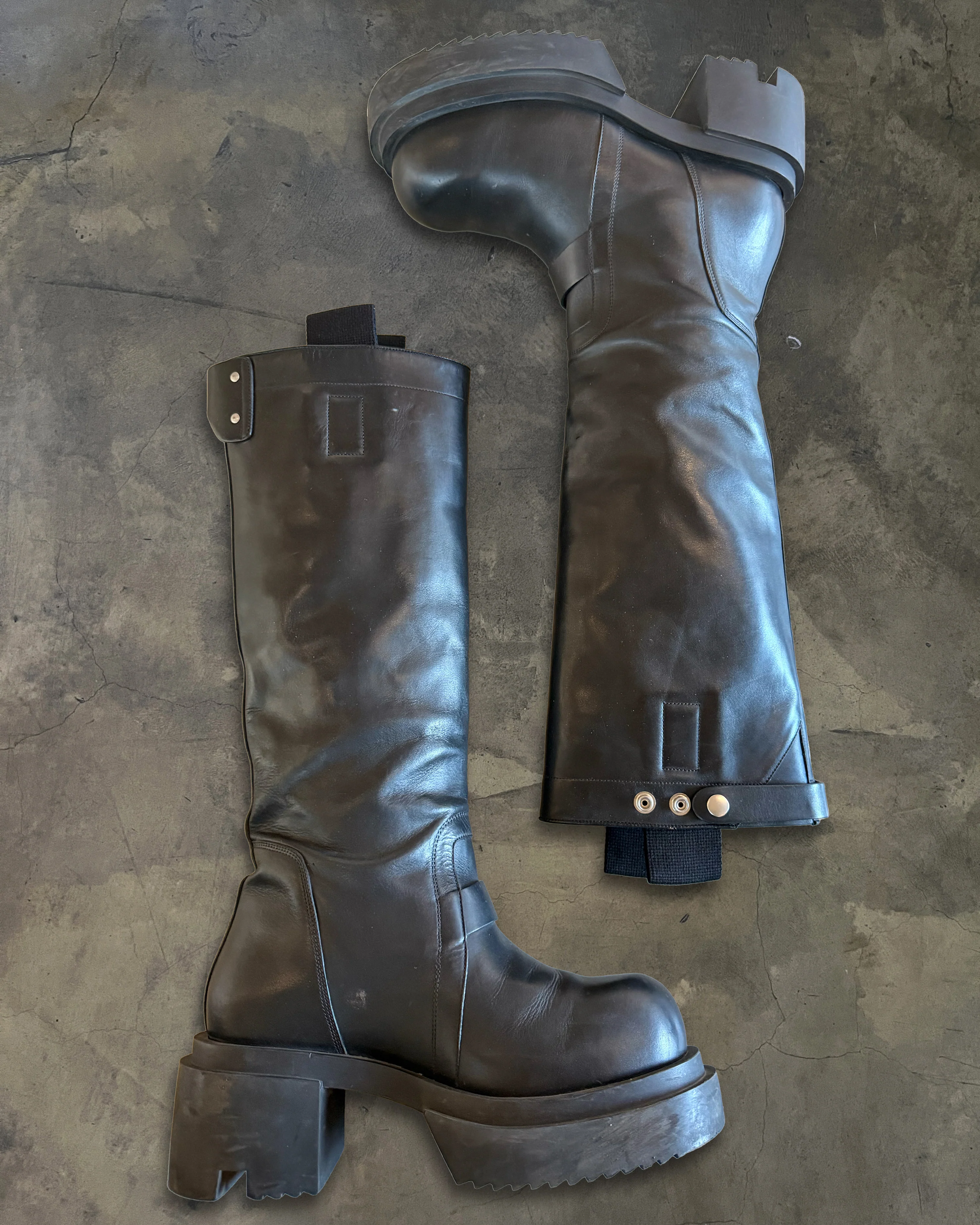 RICK OWENS FW2023 "LUXOR" BEATLE BOGUNS - Image 5