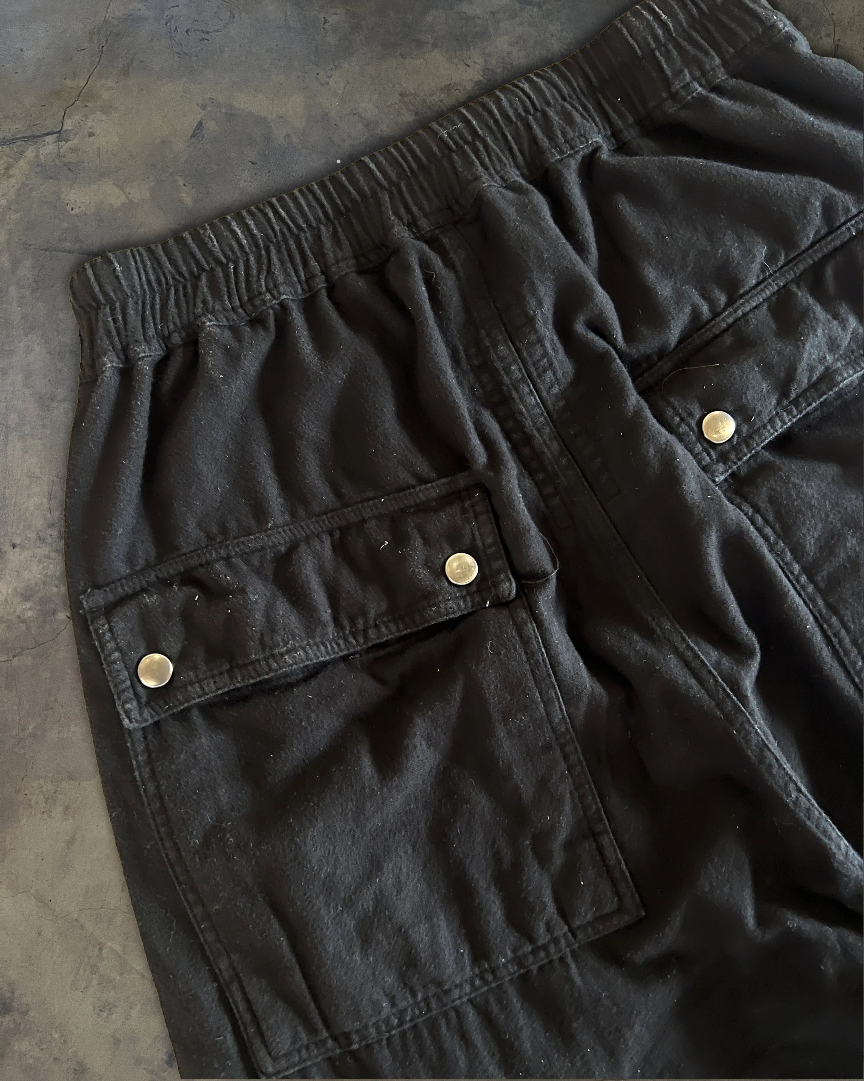 RICK OWENS FW2024 "PORTERVILLE" COTTON FLEECE GETH BELA - Image 4