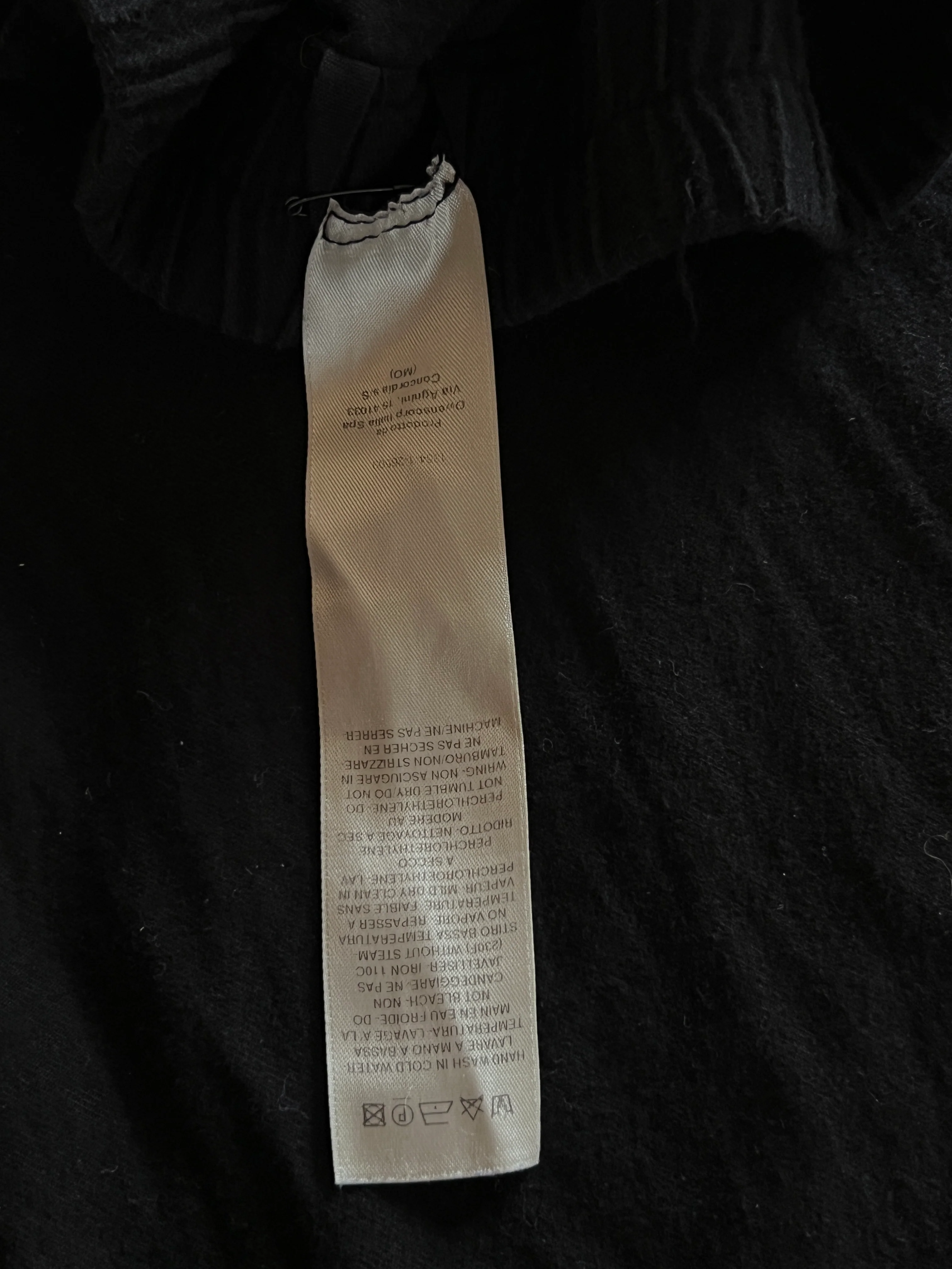 RICK OWENS FW2024 "PORTERVILLE" COTTON FLEECE GETH BELA - Image 6