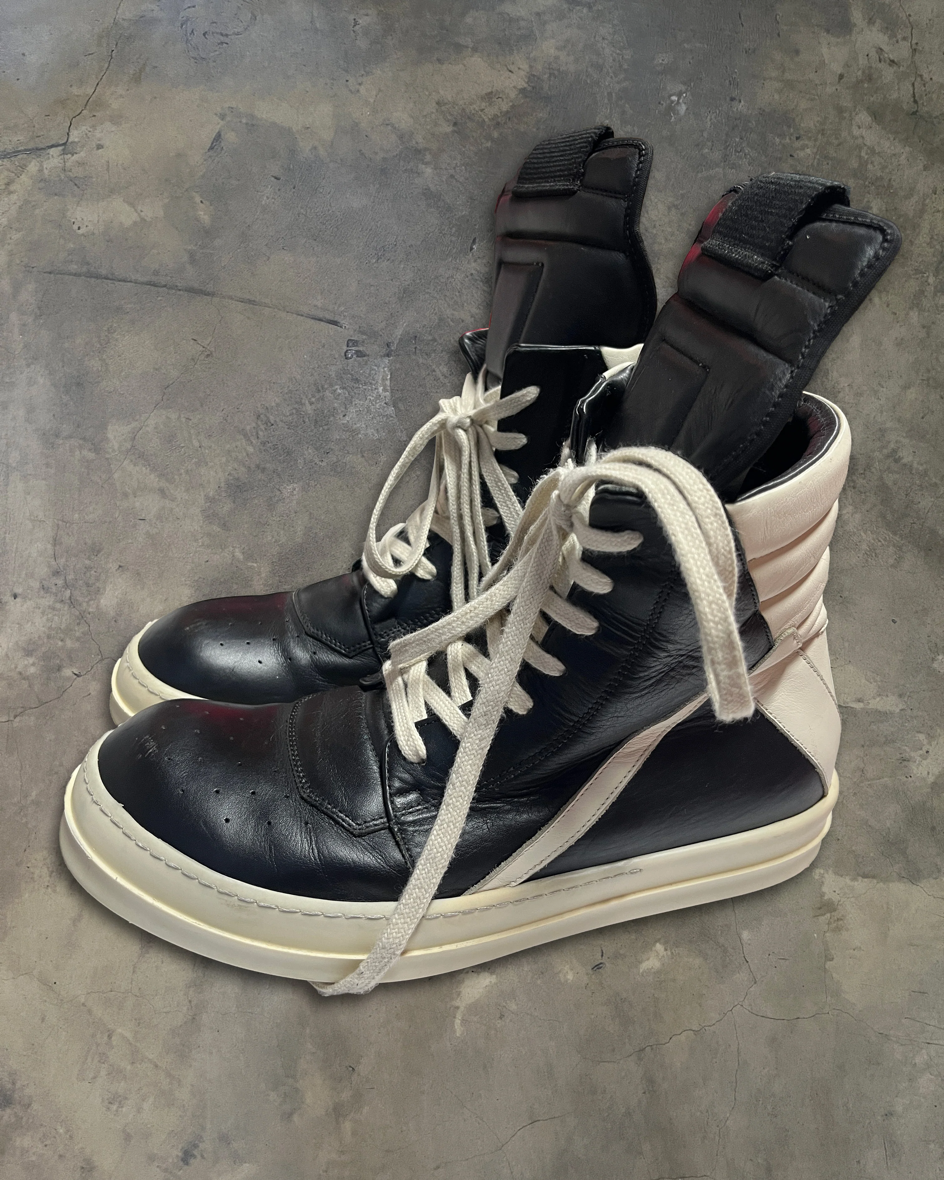 RICK OWENS HIGH TONGUE GEOBASKET - Image 3