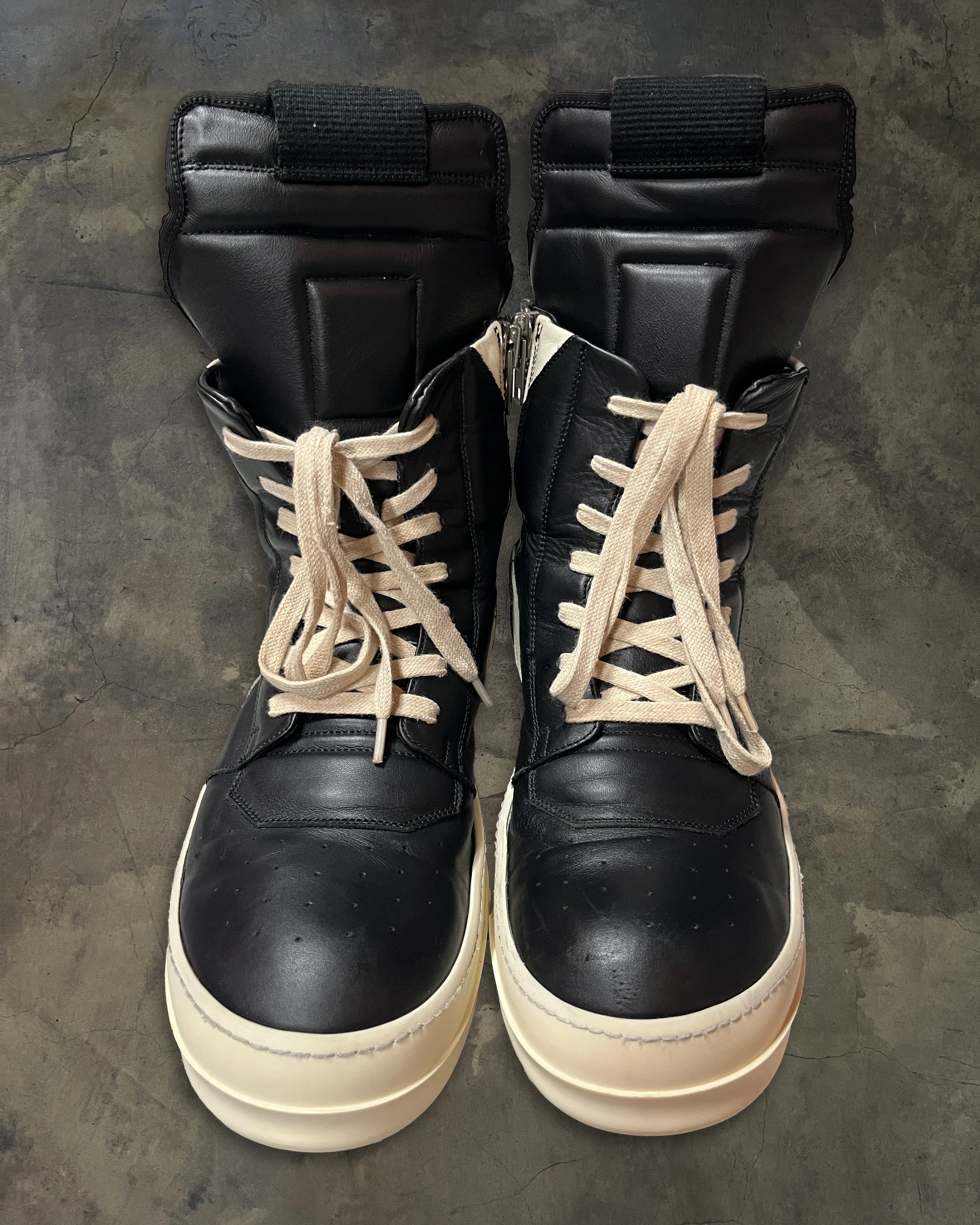 RICK OWENS HIGH TONGUE GEOBASKET 44 - Image 2