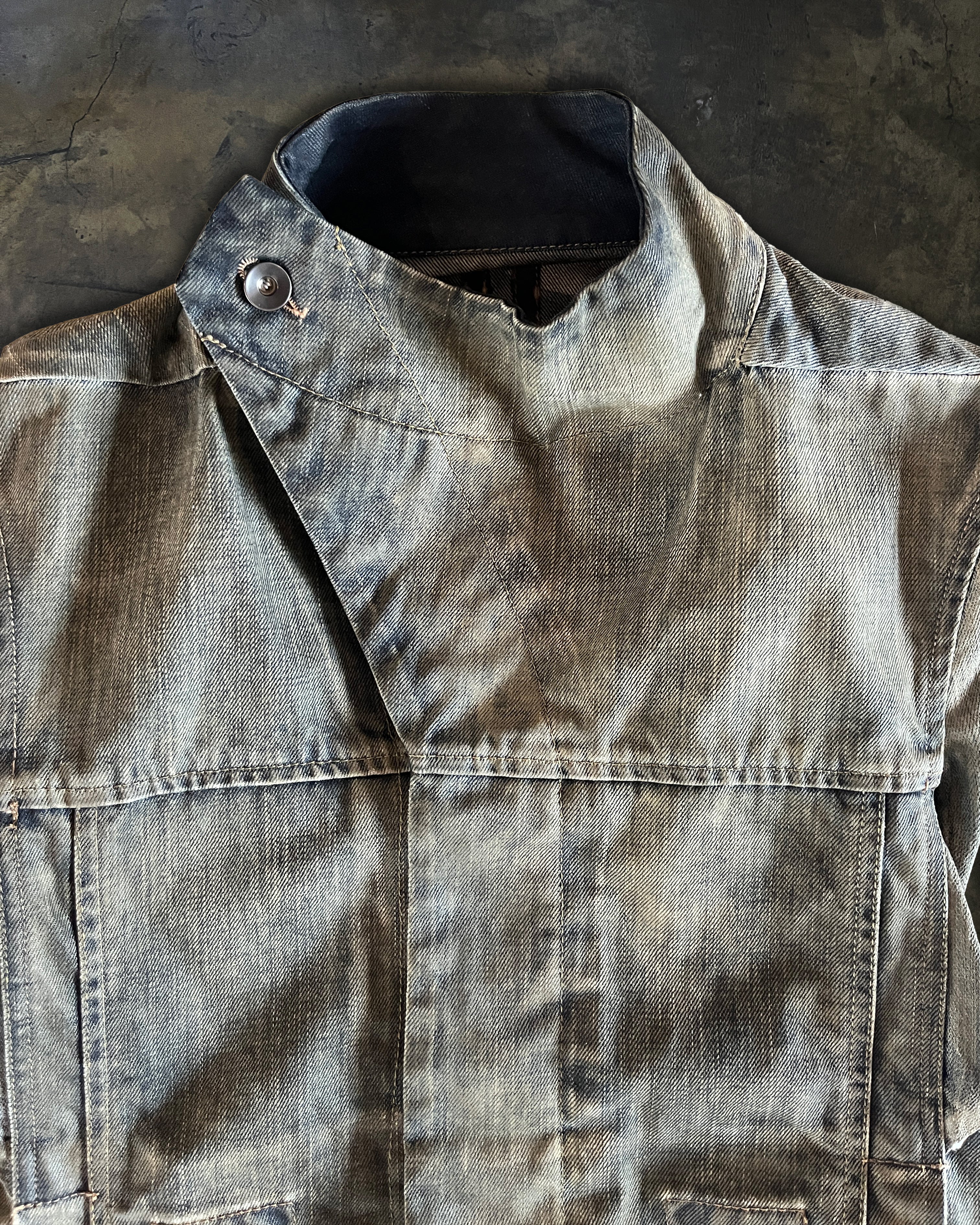 RICK OWENS SS2010 "RELEASE" DARK DUST SLAVE JACKET - Image 2