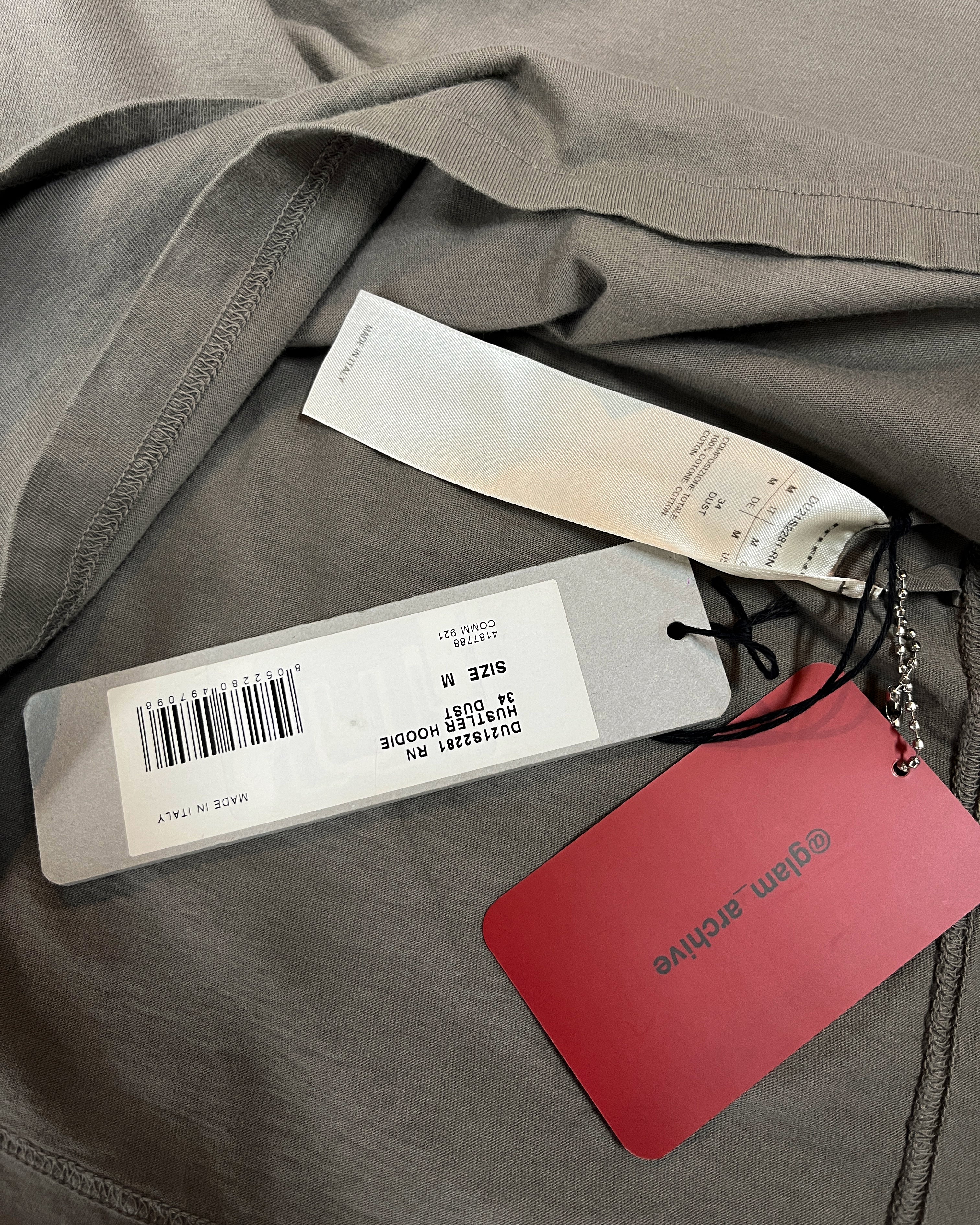 RICK OWENS SS2021 DRKSHDW HUSTLER HOODIE. - Image 4