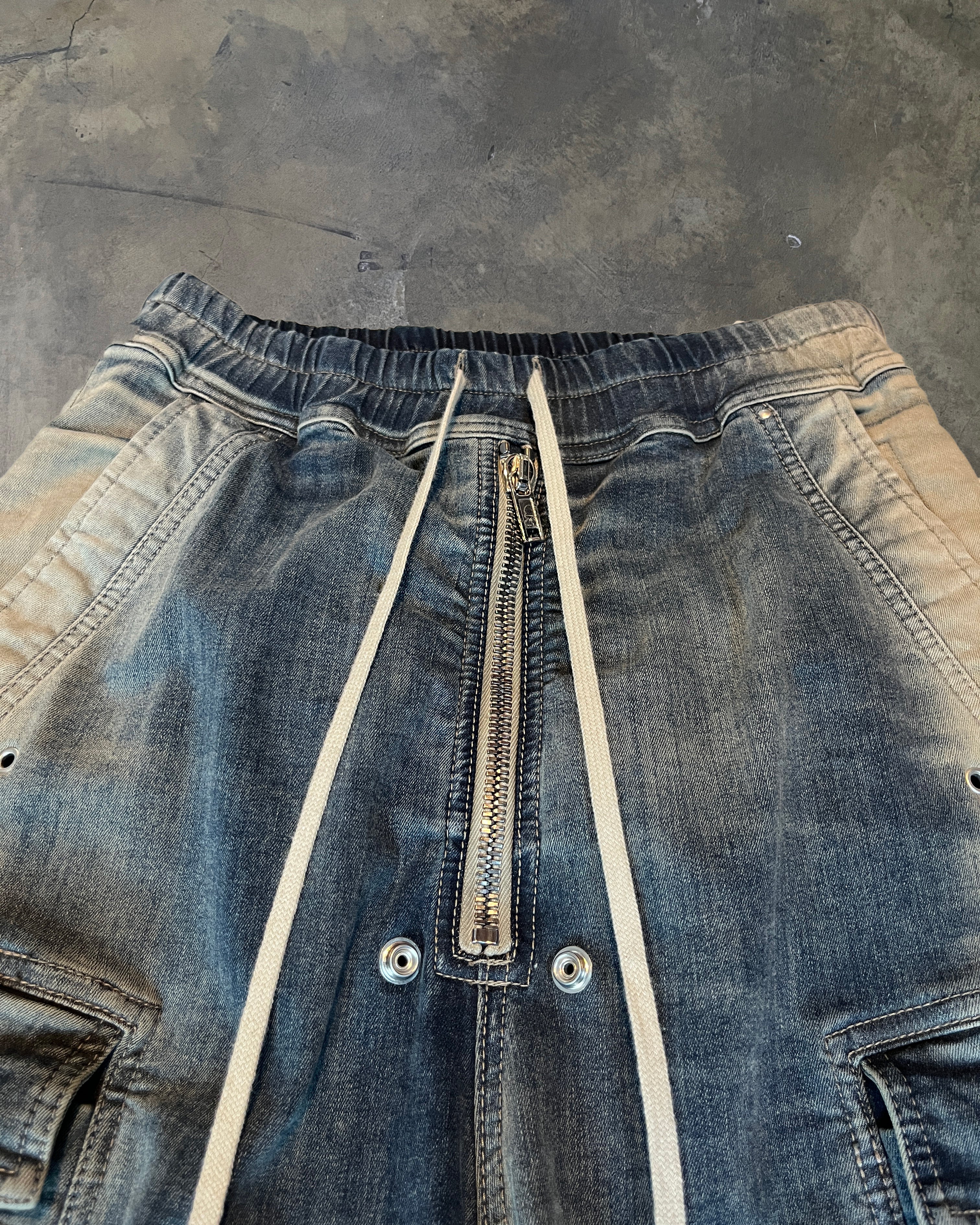 RICK OWENS SS2023 EDFU DOUBLE CARGO MINERAL PEARL JUMBO BELA - Image 3