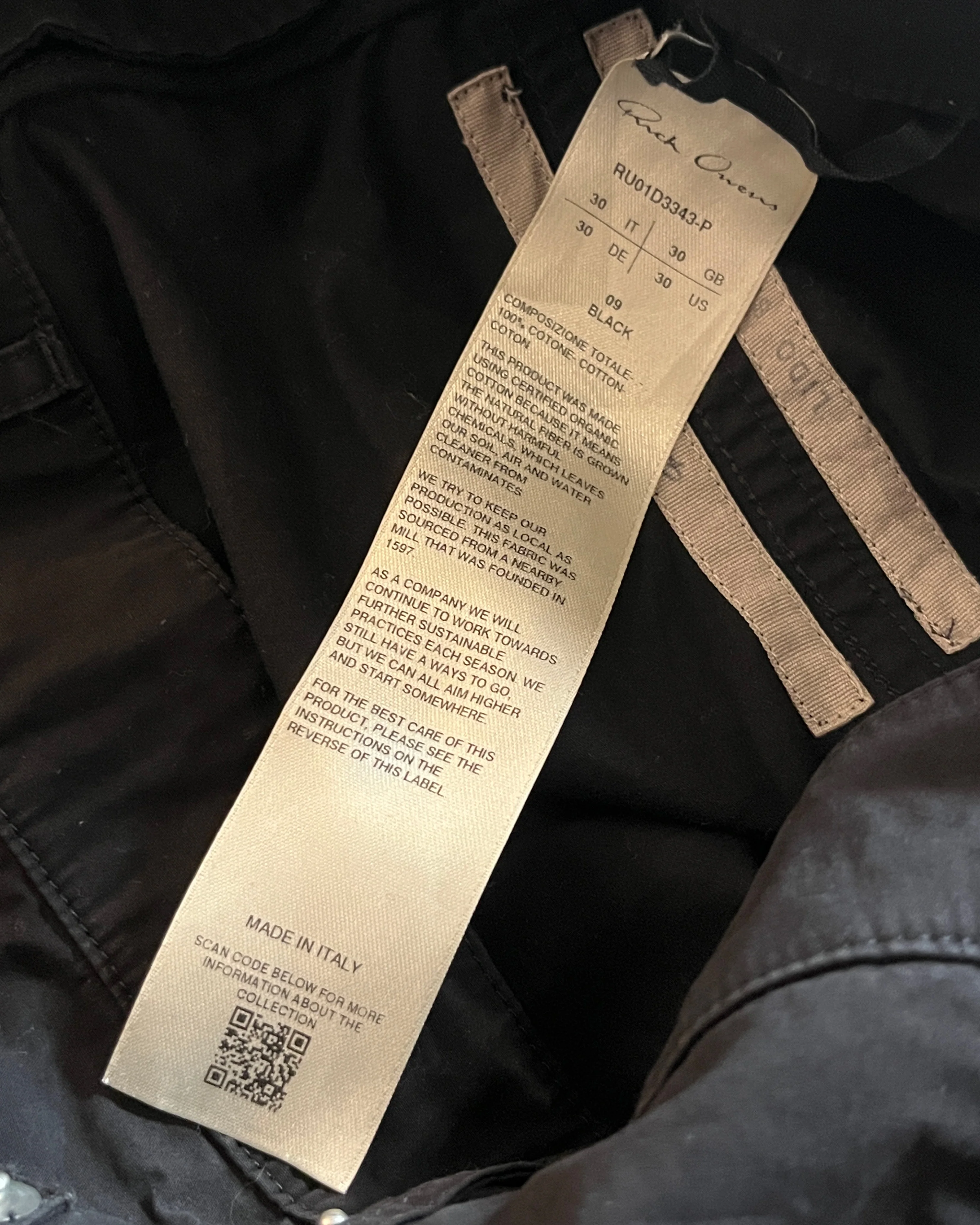 RICK OWENS SS2024 "LIDO" BOLAN BANANA CUT PANTS - Image 9