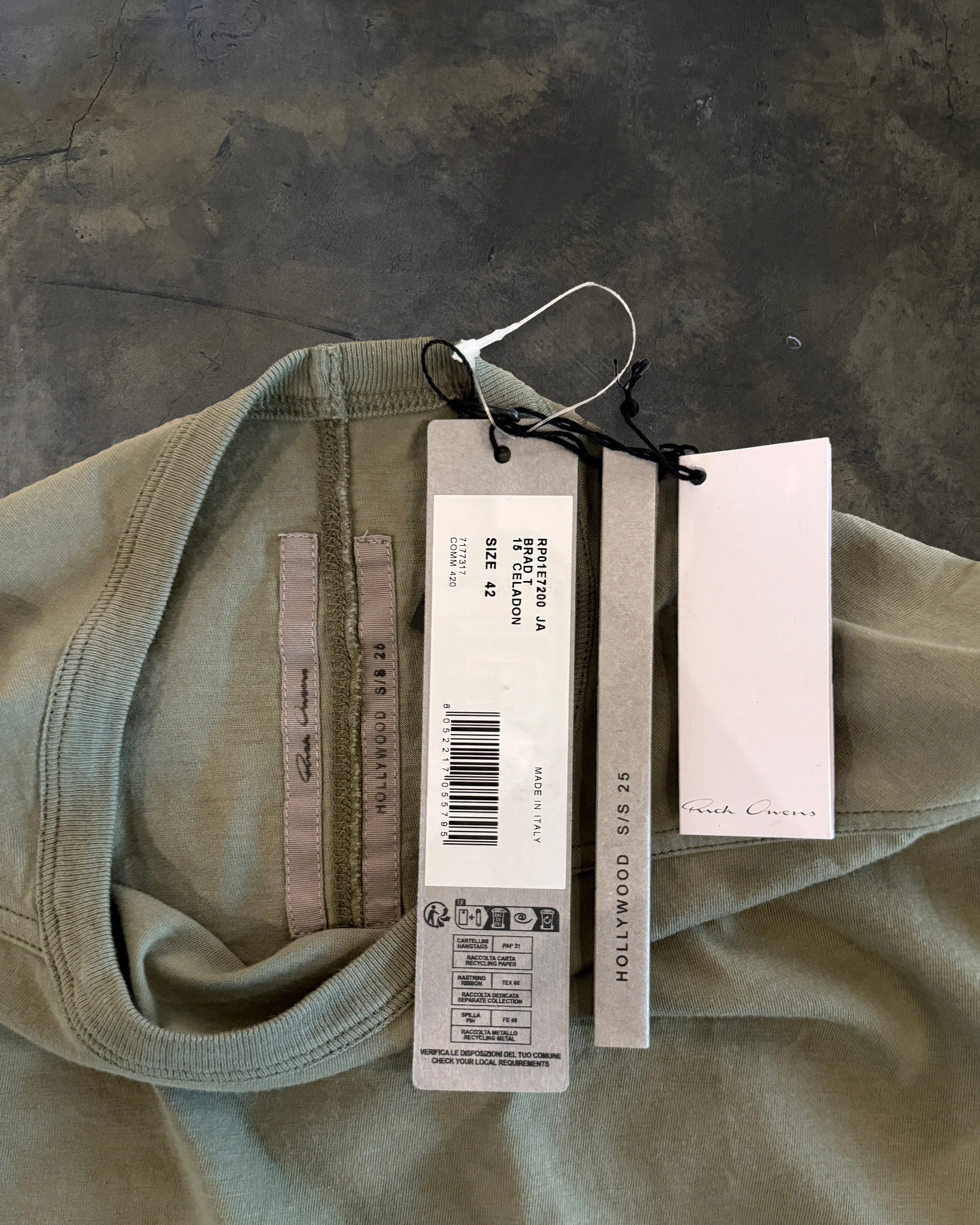 RICK OWENS SS2025 "HOLLYWOOD" BRAD T - Image 3