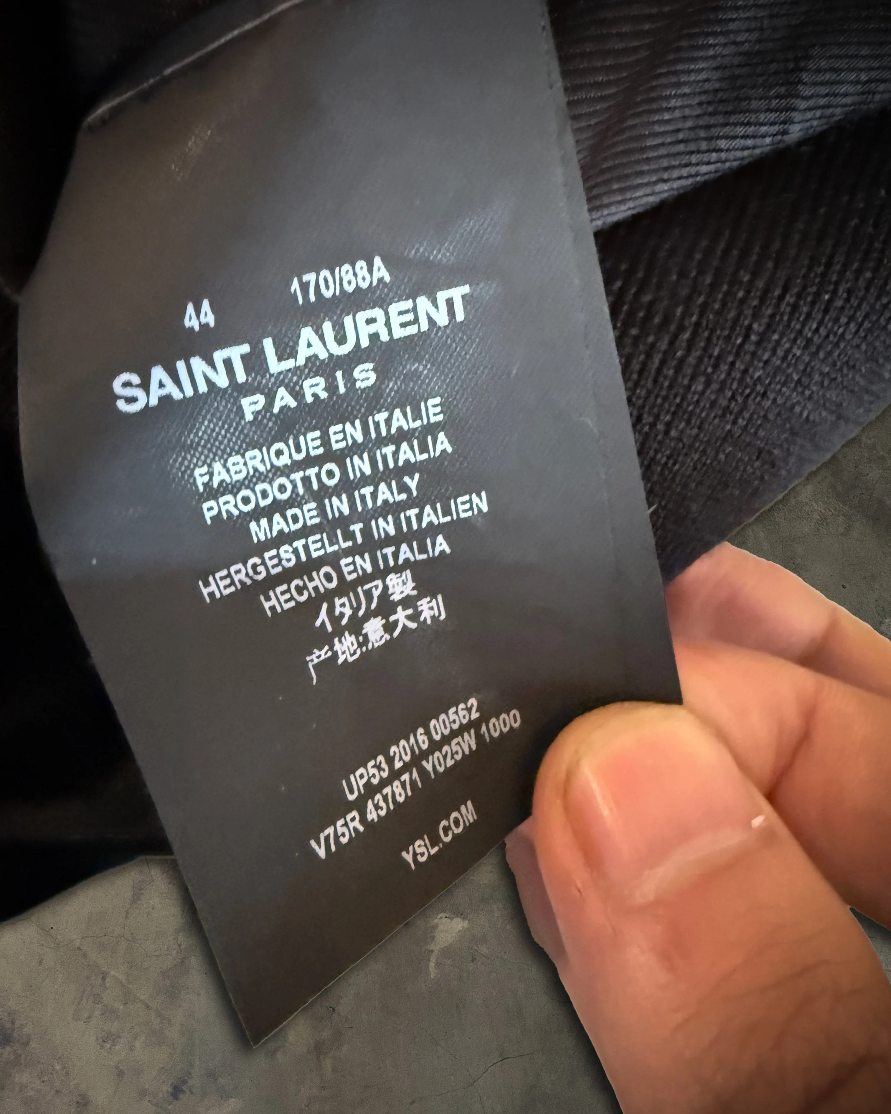 SAINT LAUERNT FW2015 VELOUR PALACE JACKET - Image 7
