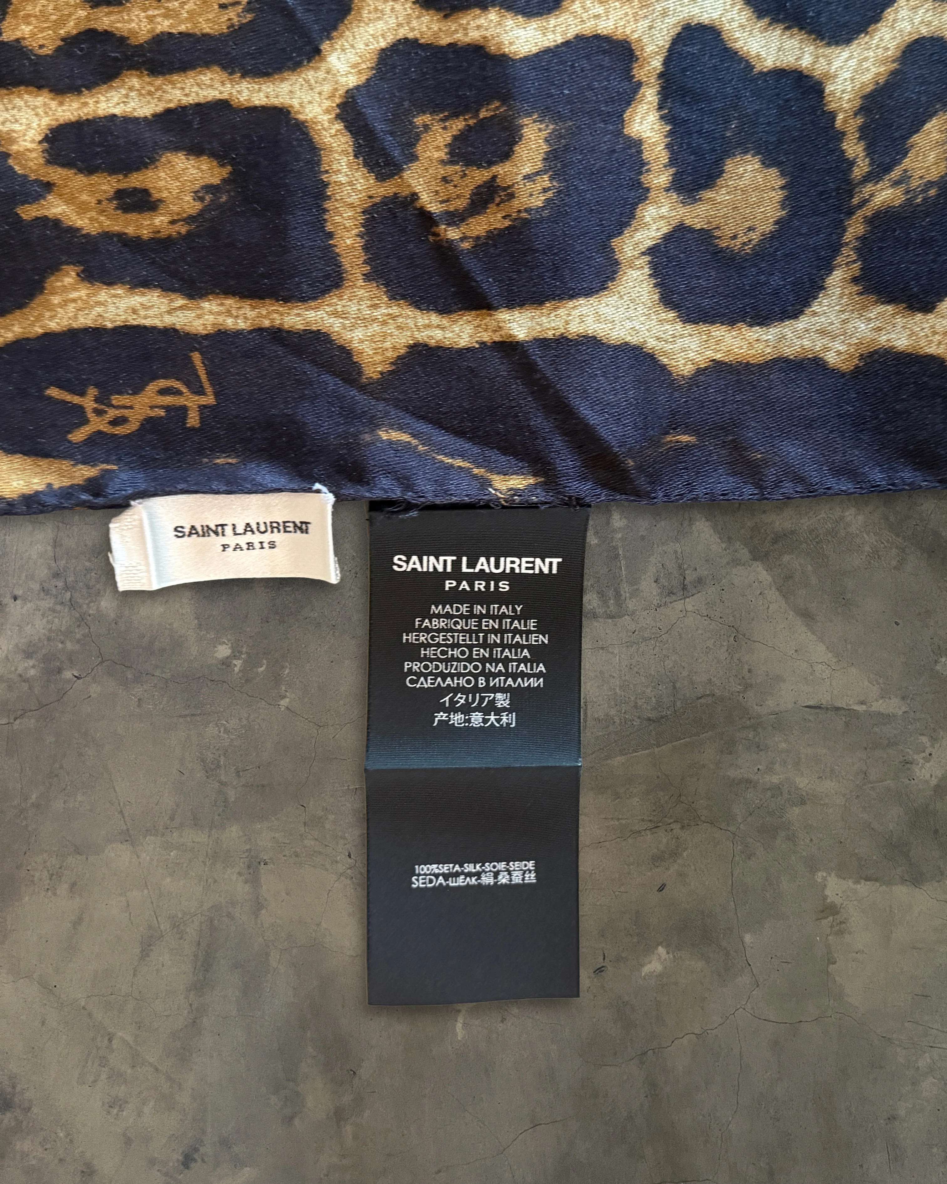 SAINT LAURENT ANIMALIER LEOPARD SCARF - Image 2