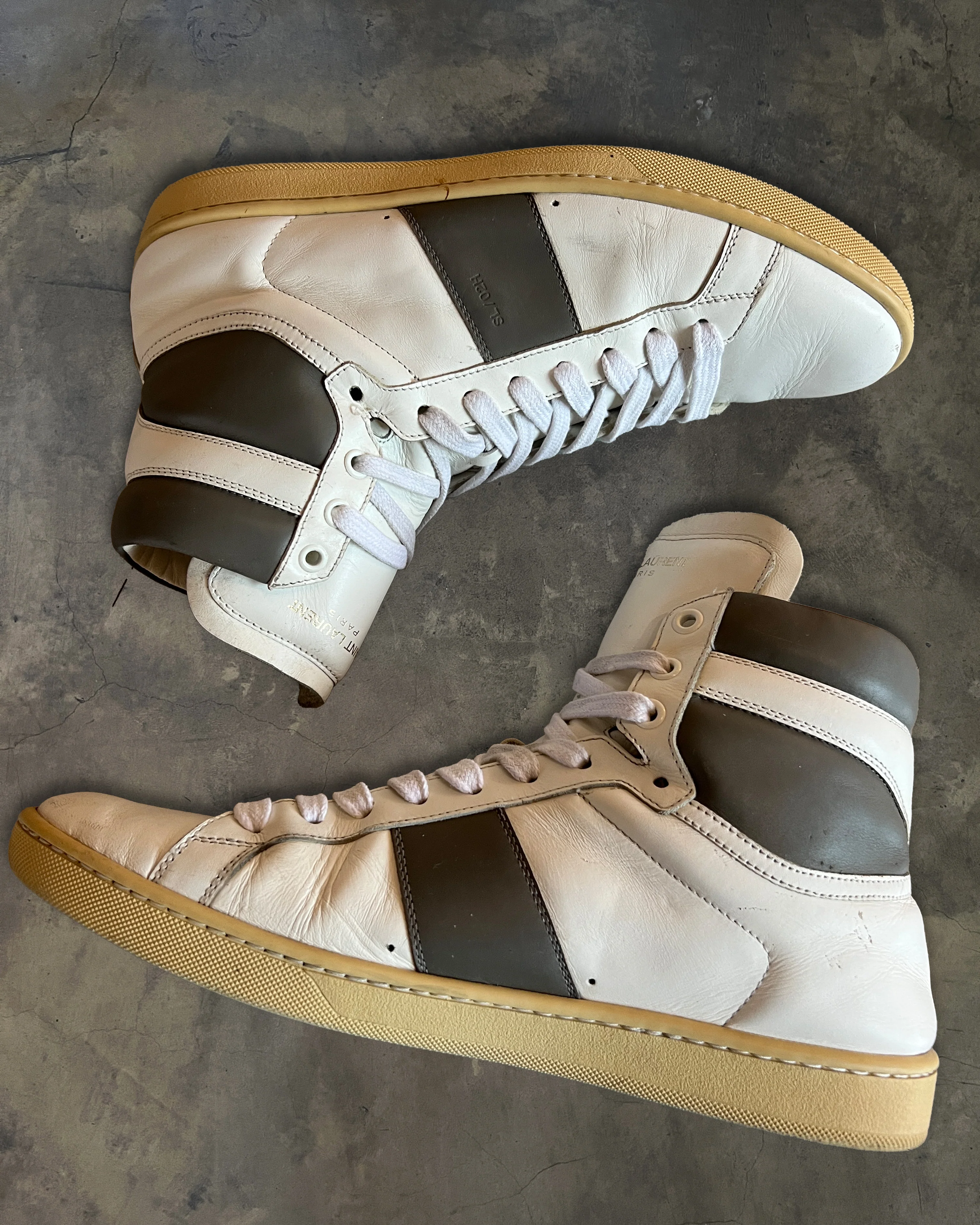 SAINT LAURENT AW2013 SL/02H HIGH TOP SNEAKERS - Image 4